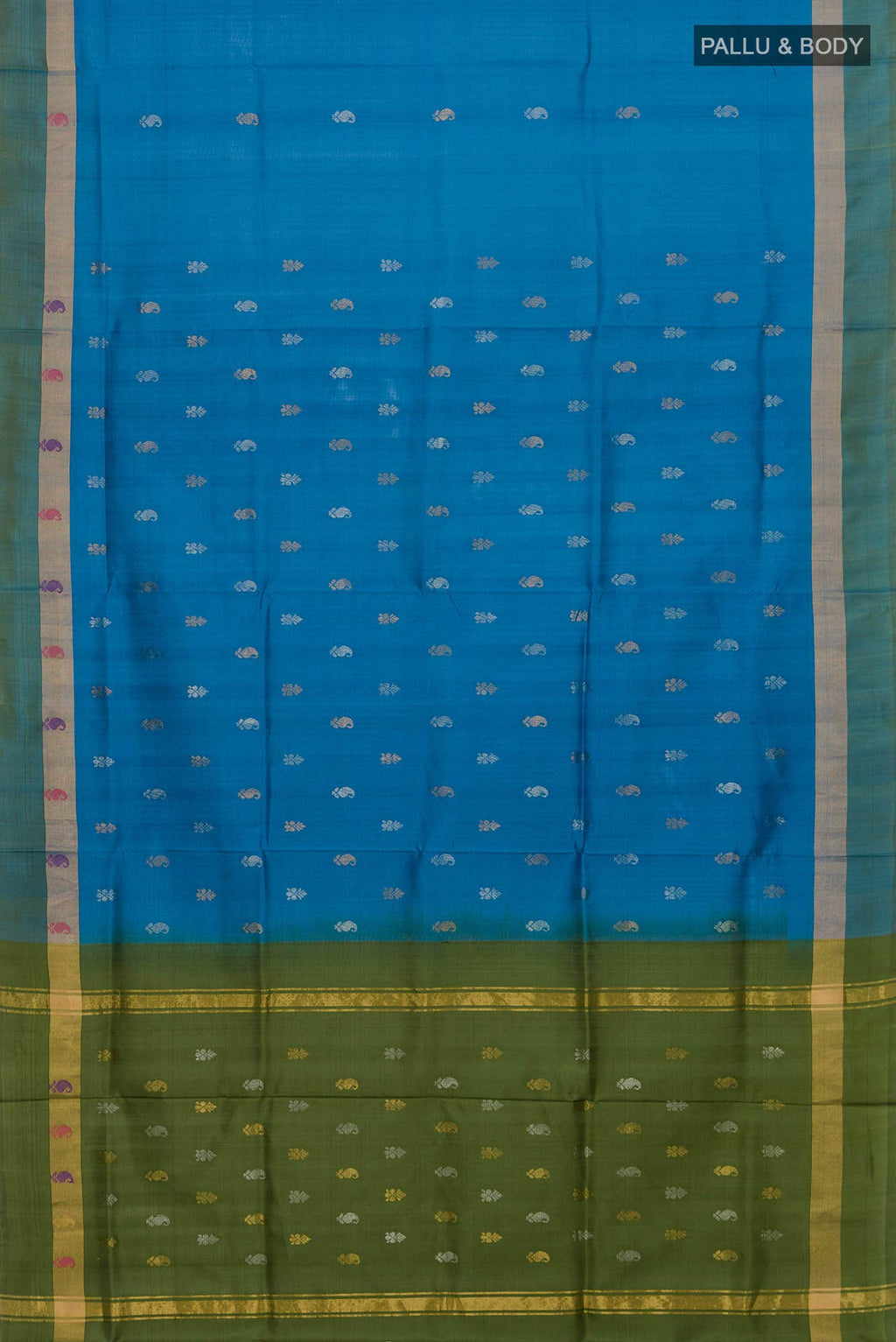Blue Uppada Silk Saree