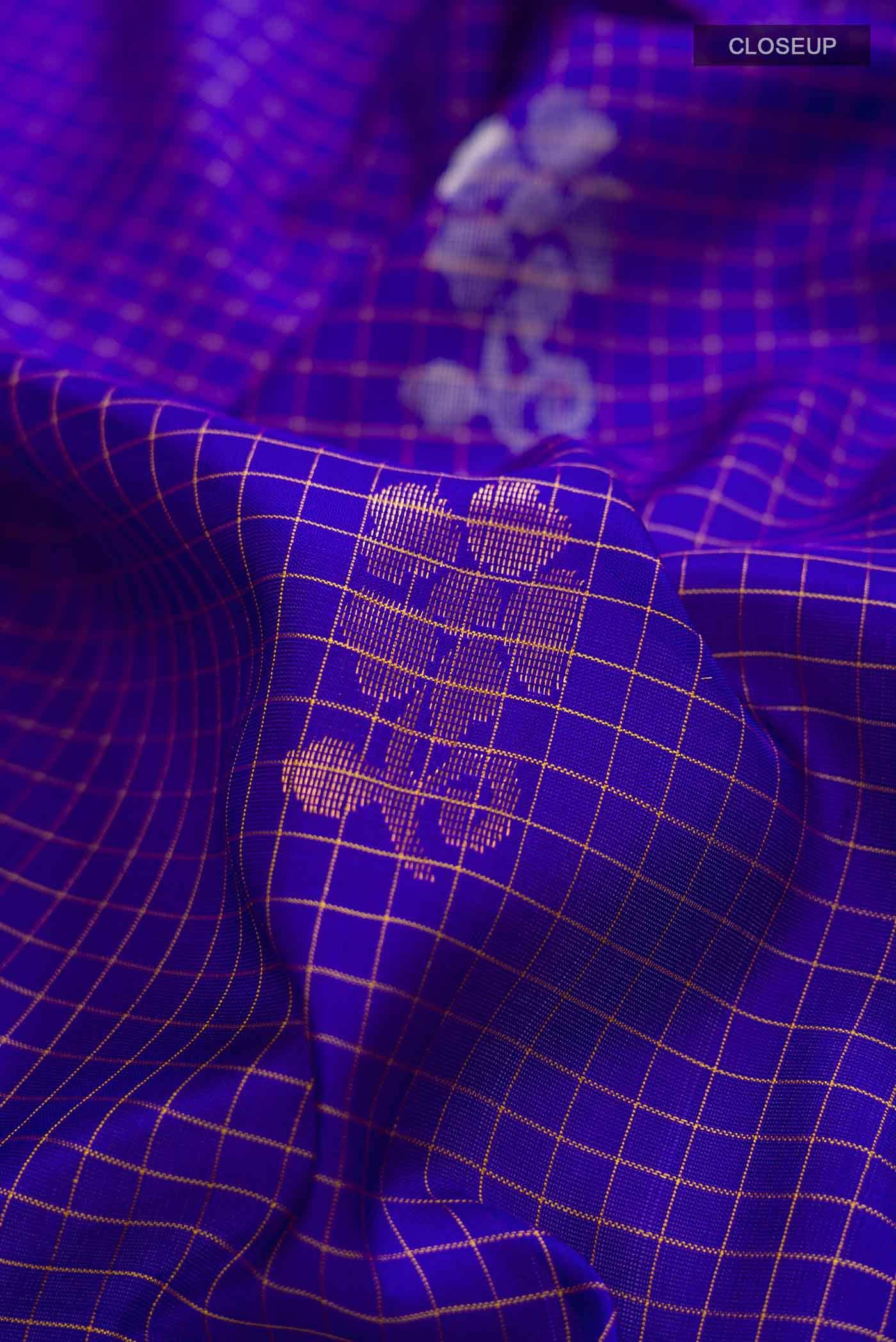 Blue Uppada Silk Saree