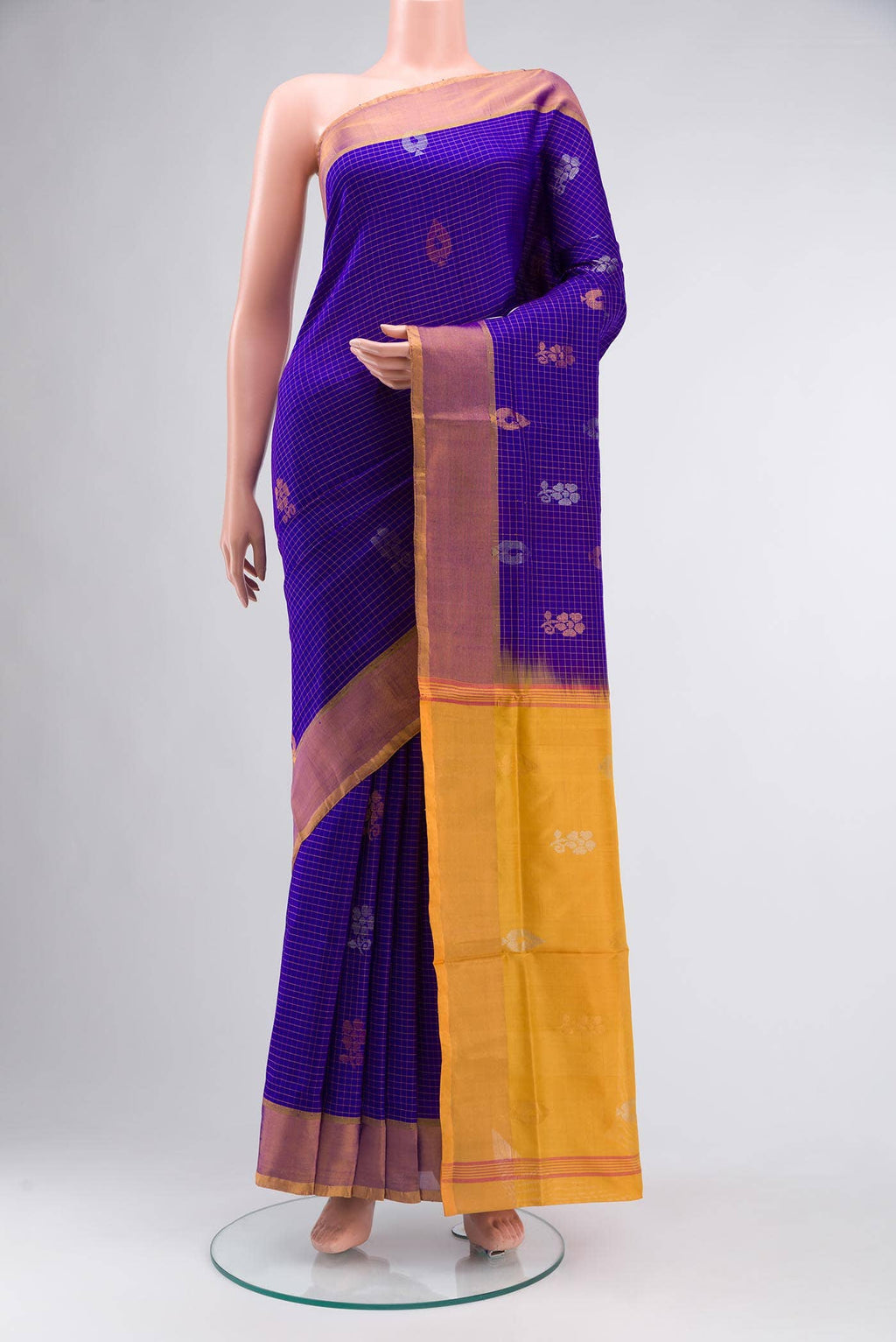 Blue Uppada Silk Saree