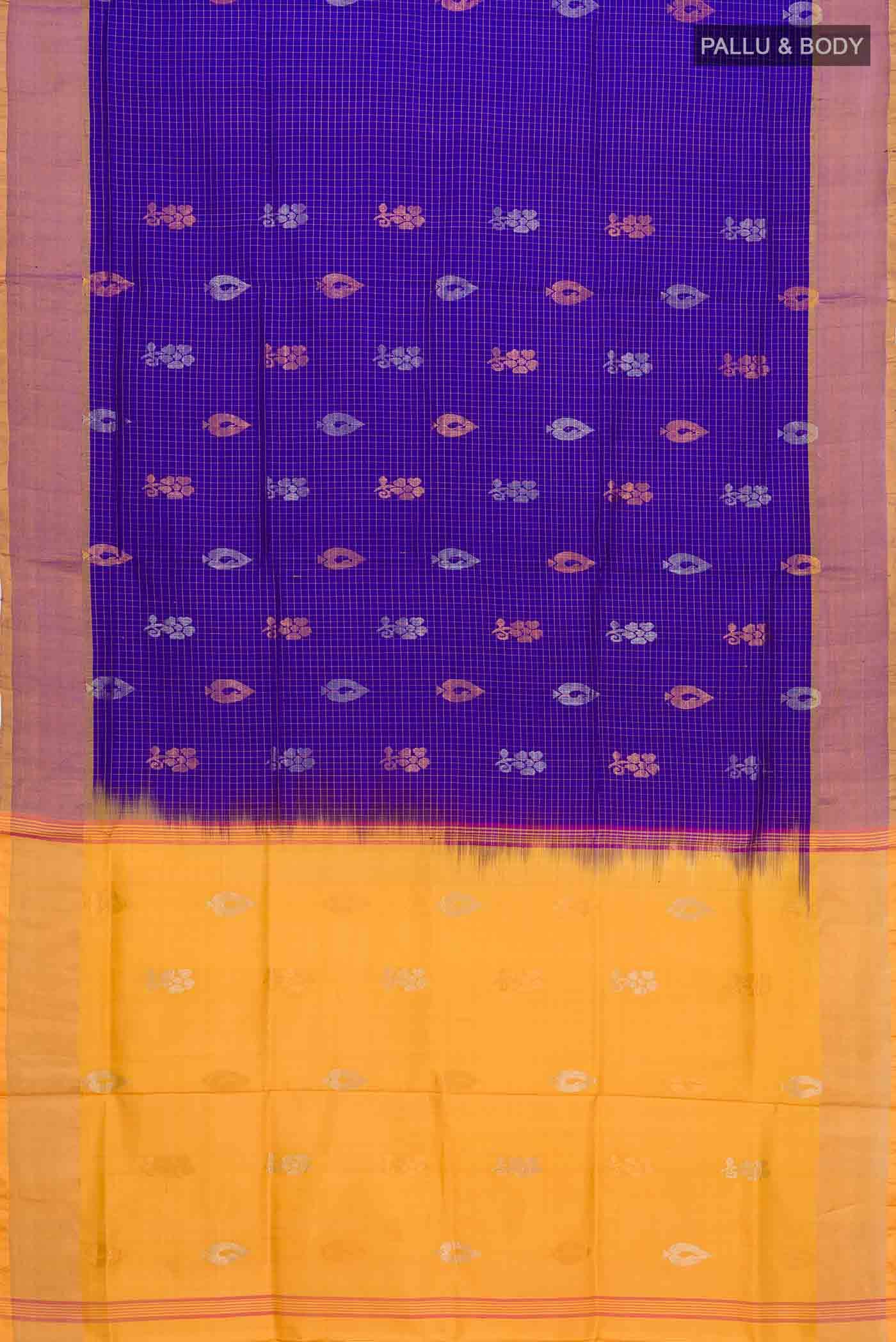 Blue Uppada Silk Saree