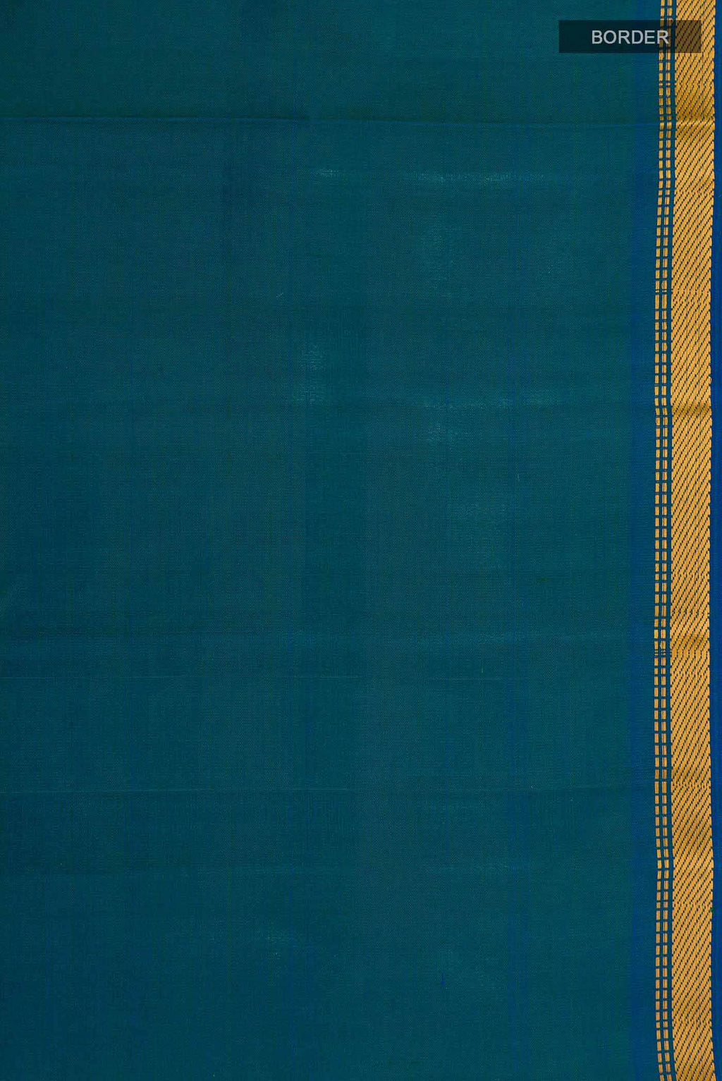 Green With Blue Dual Tone Kanchipuram Silk Saree