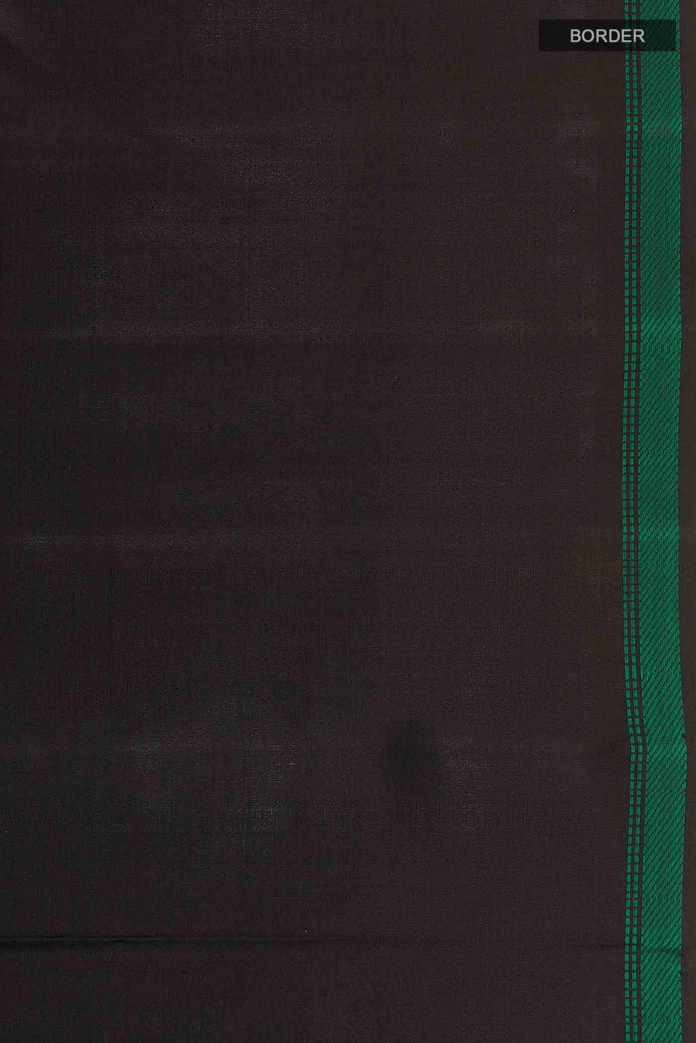 Black Kanchipuram Silk Saree