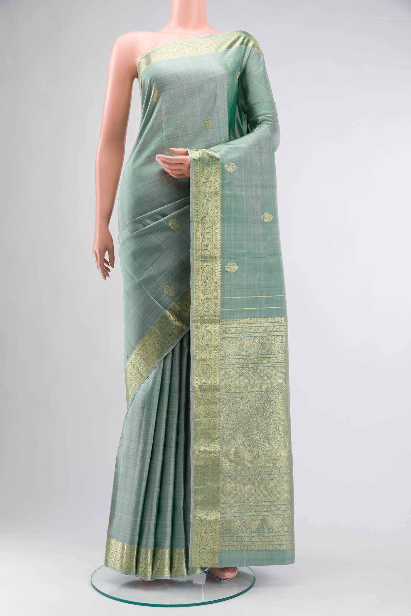 Green Kanchipuram Silk Saree