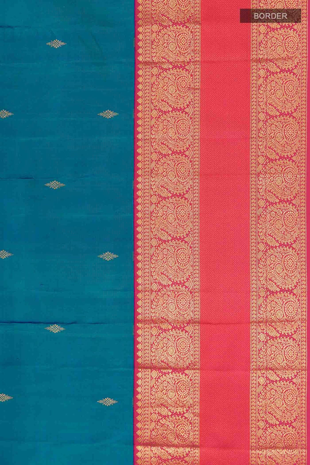 Blue Kanchipuram Silk Saree