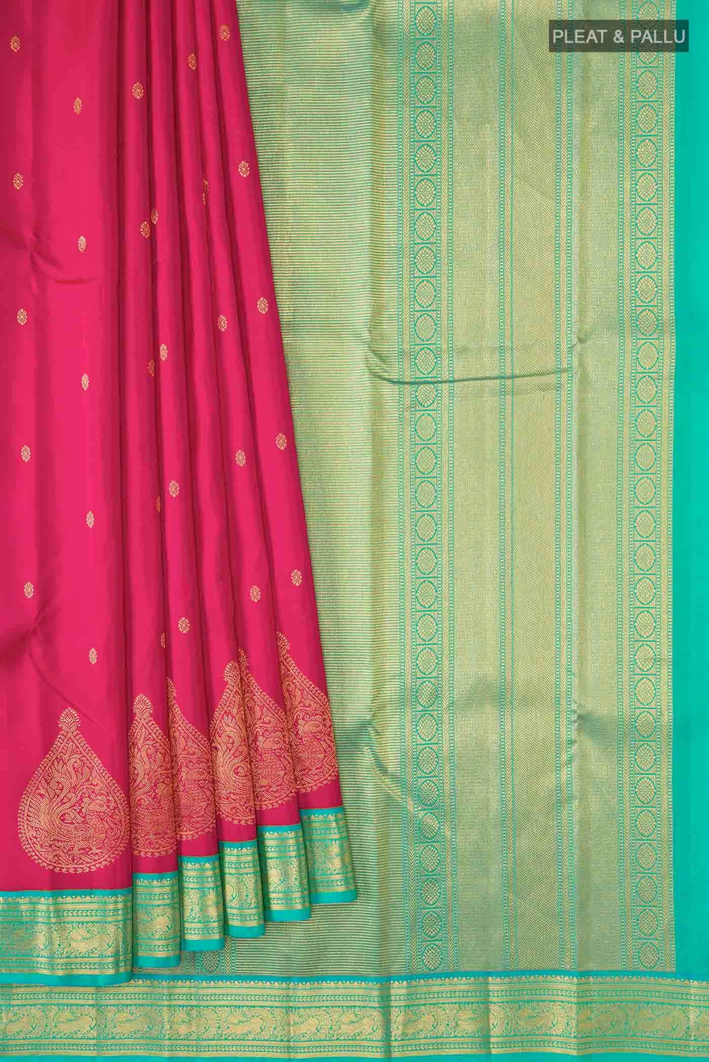 Pink Kanchipuram Silk Saree