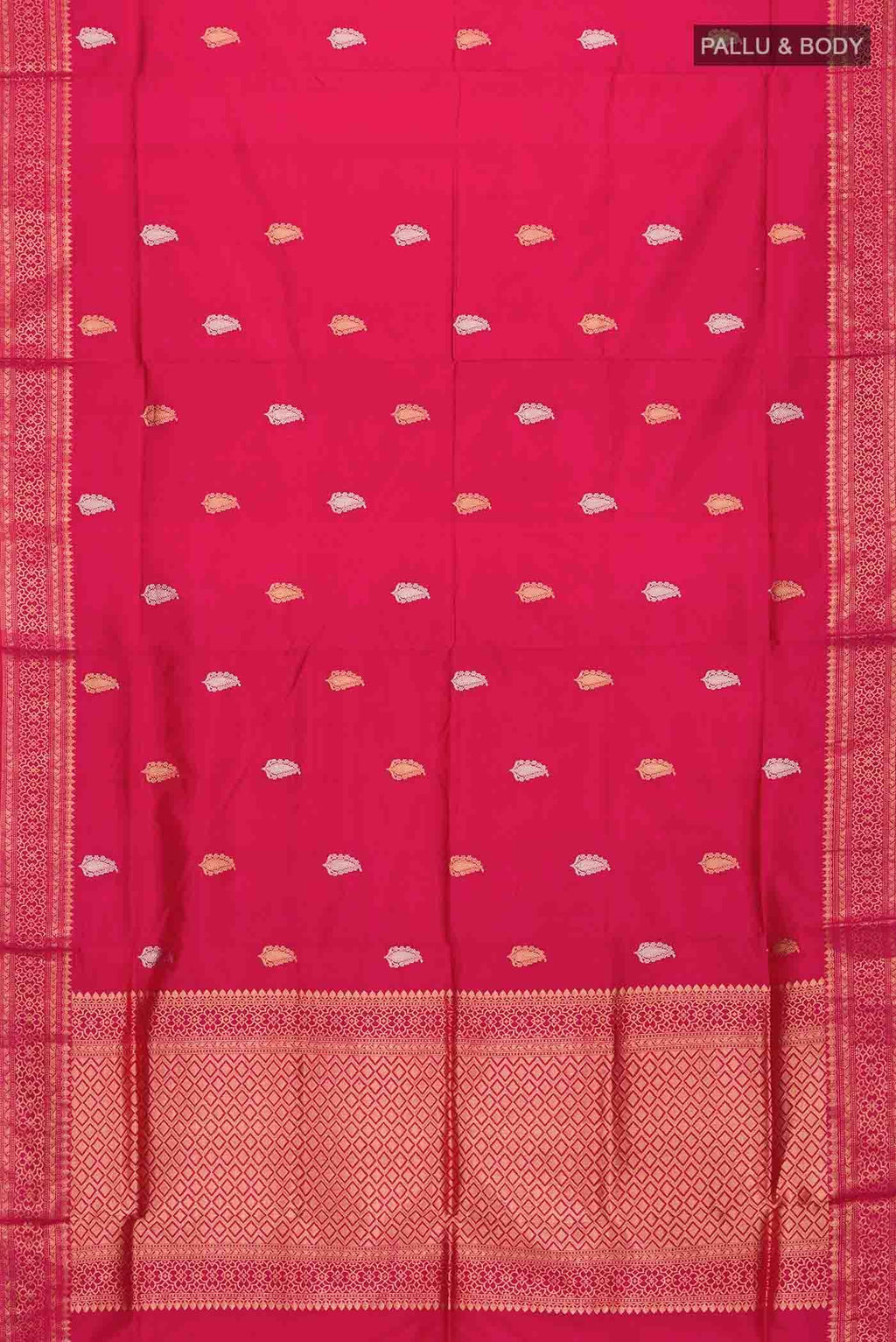 Pink Banarasi Katan Silk Saree