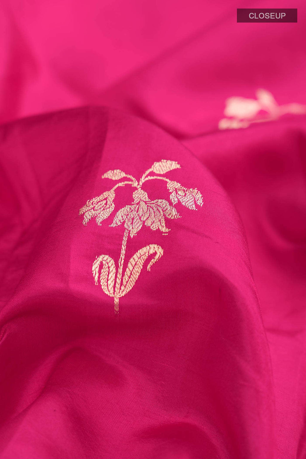 Pink Banarasi Silk Saree