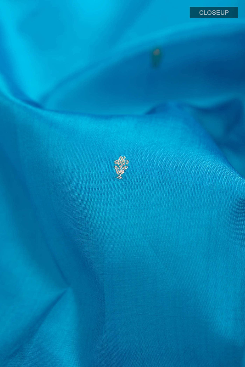Blue Banarasi Katan Silk Saree