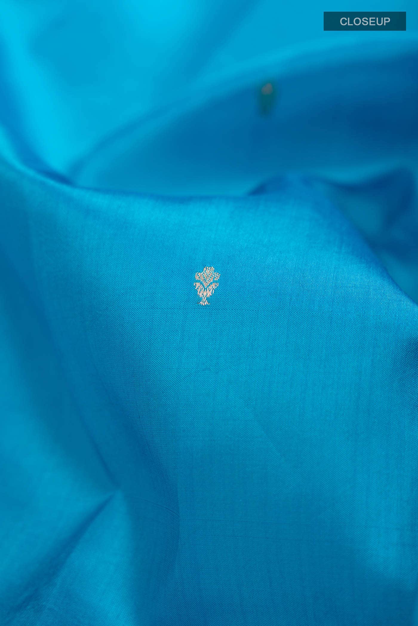 Blue Banarasi Katan Silk Saree