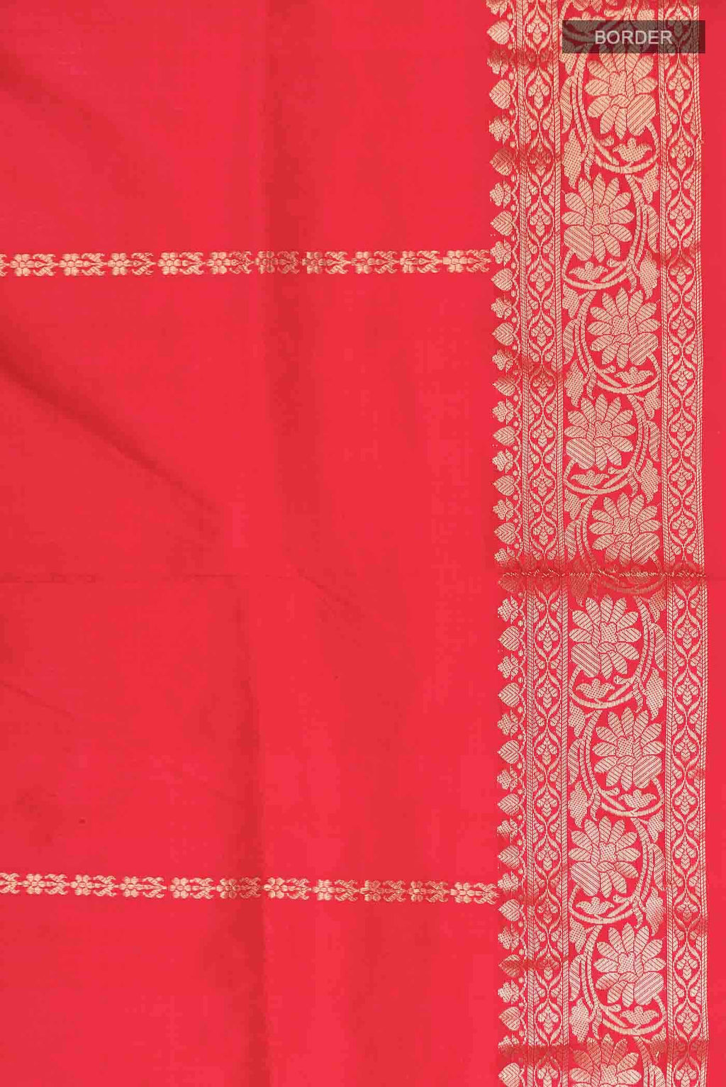 Red Banarasi Katan Silk Saree