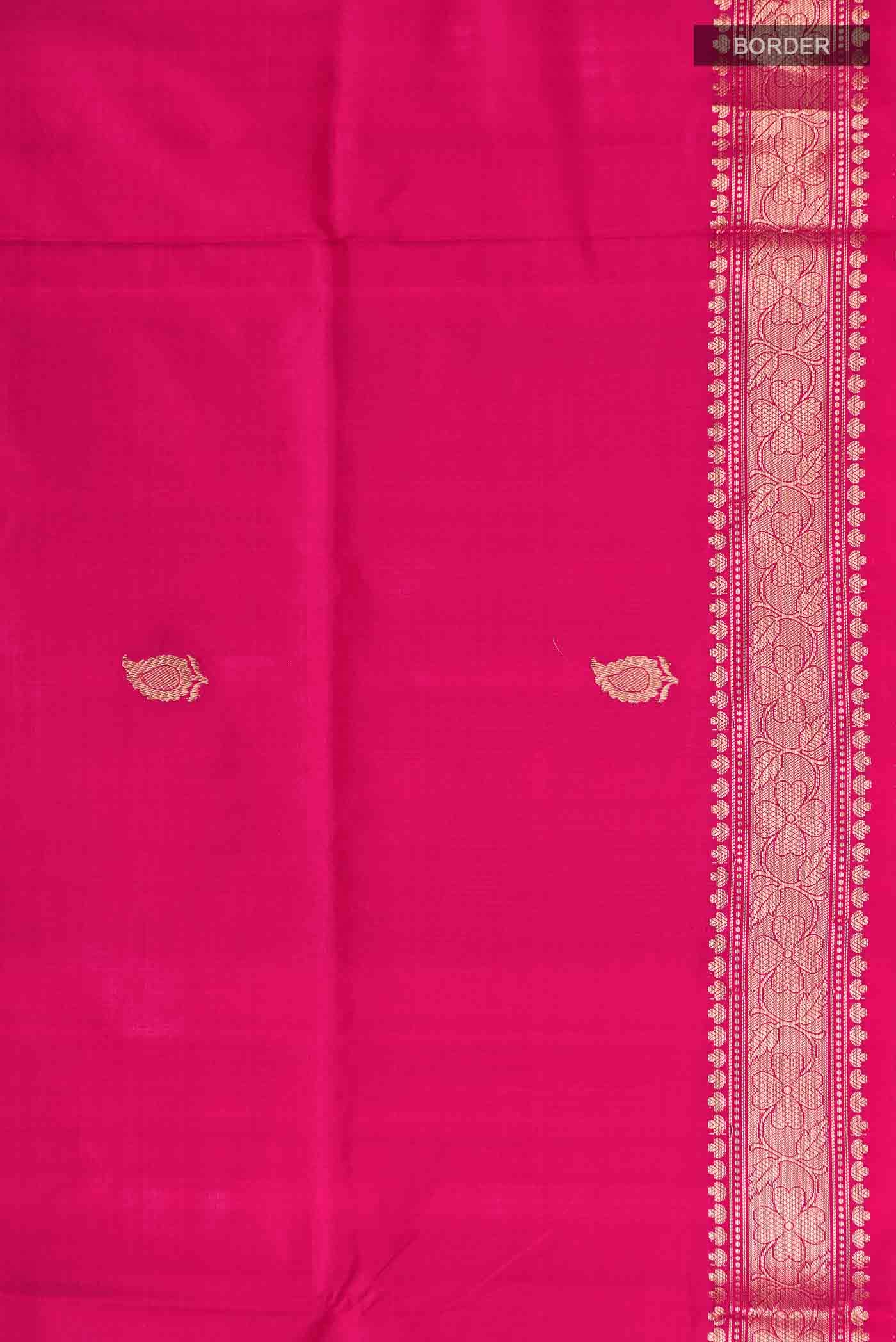 Pink Banarasi Katan Silk Saree