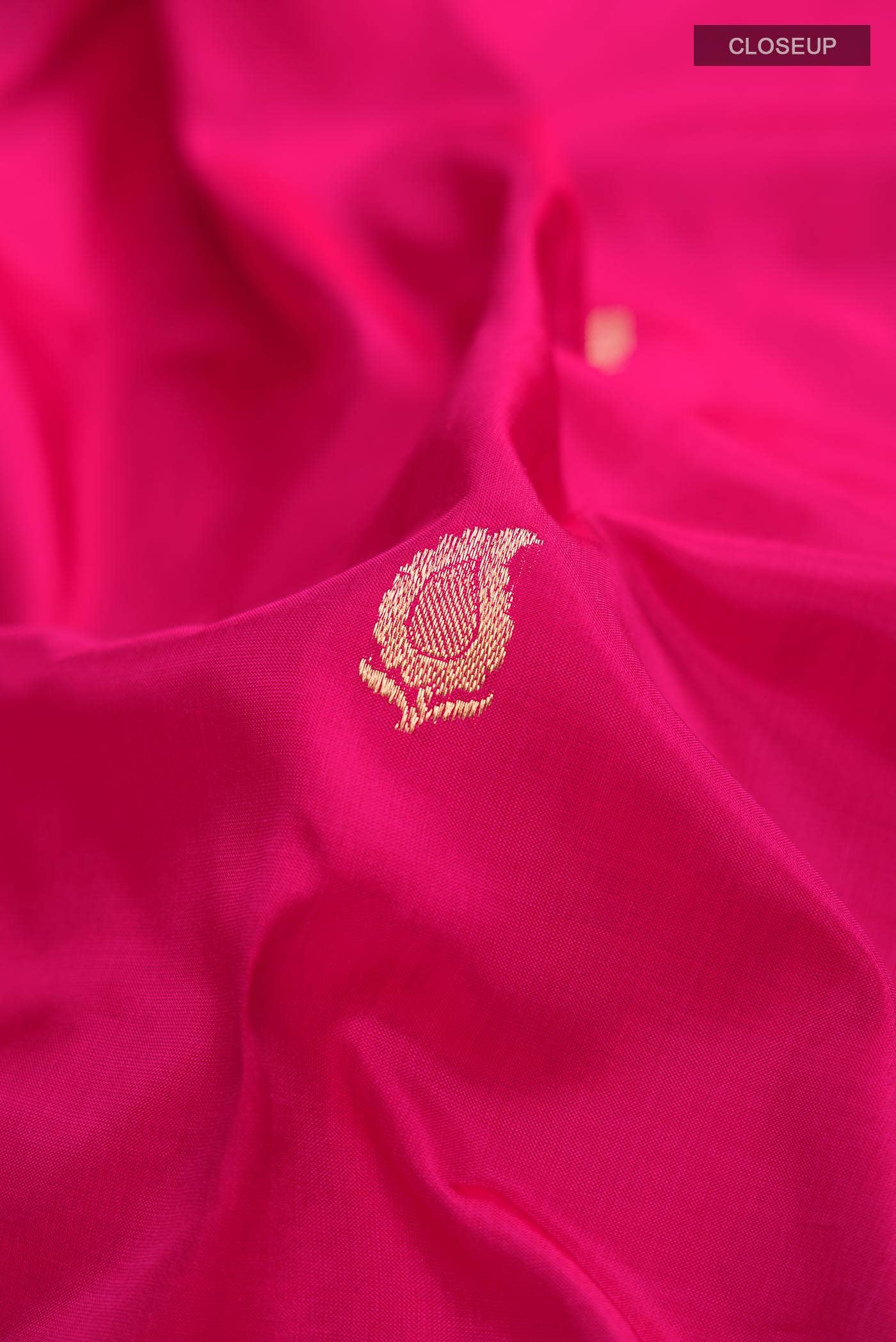 Pink Banarasi Katan Silk Saree