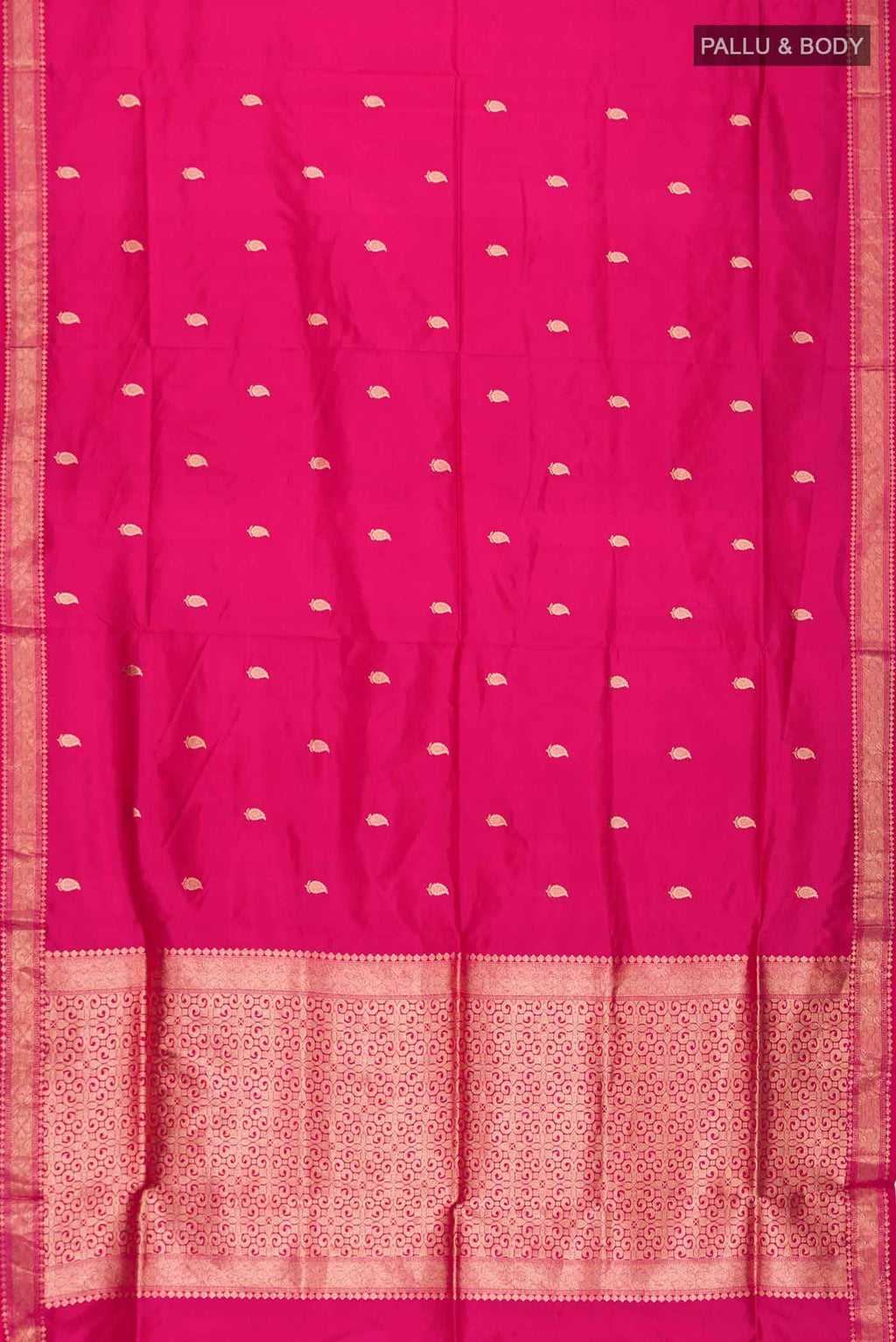 Pink Banarasi Katan Silk Saree