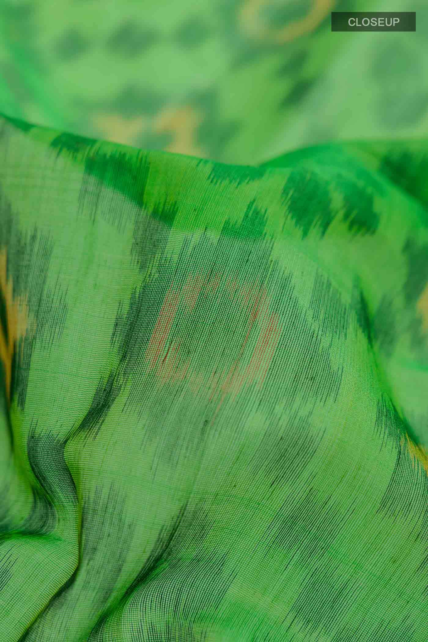 Green Silk Cotton Saree