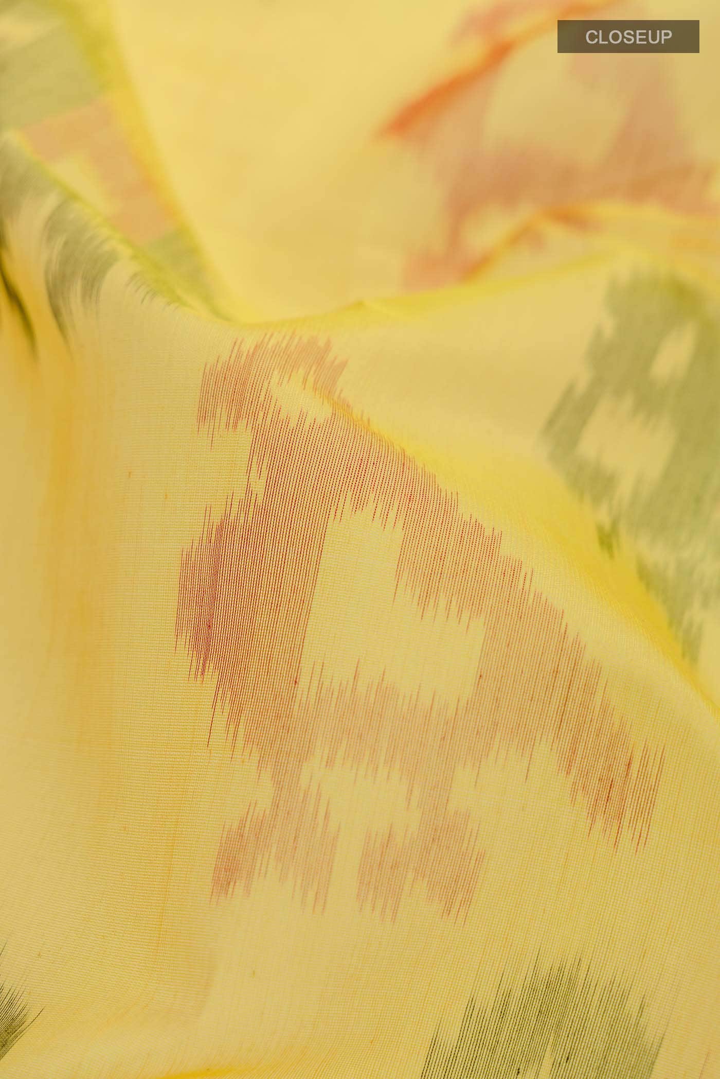 Yellow Silk Cotton Saree
