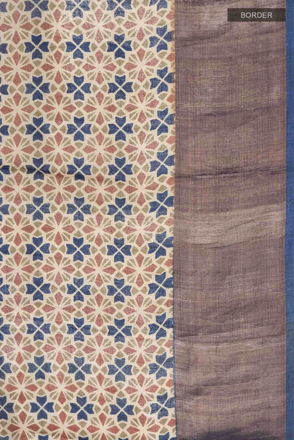 Green Bhagalpuri Tussar Silk Saree