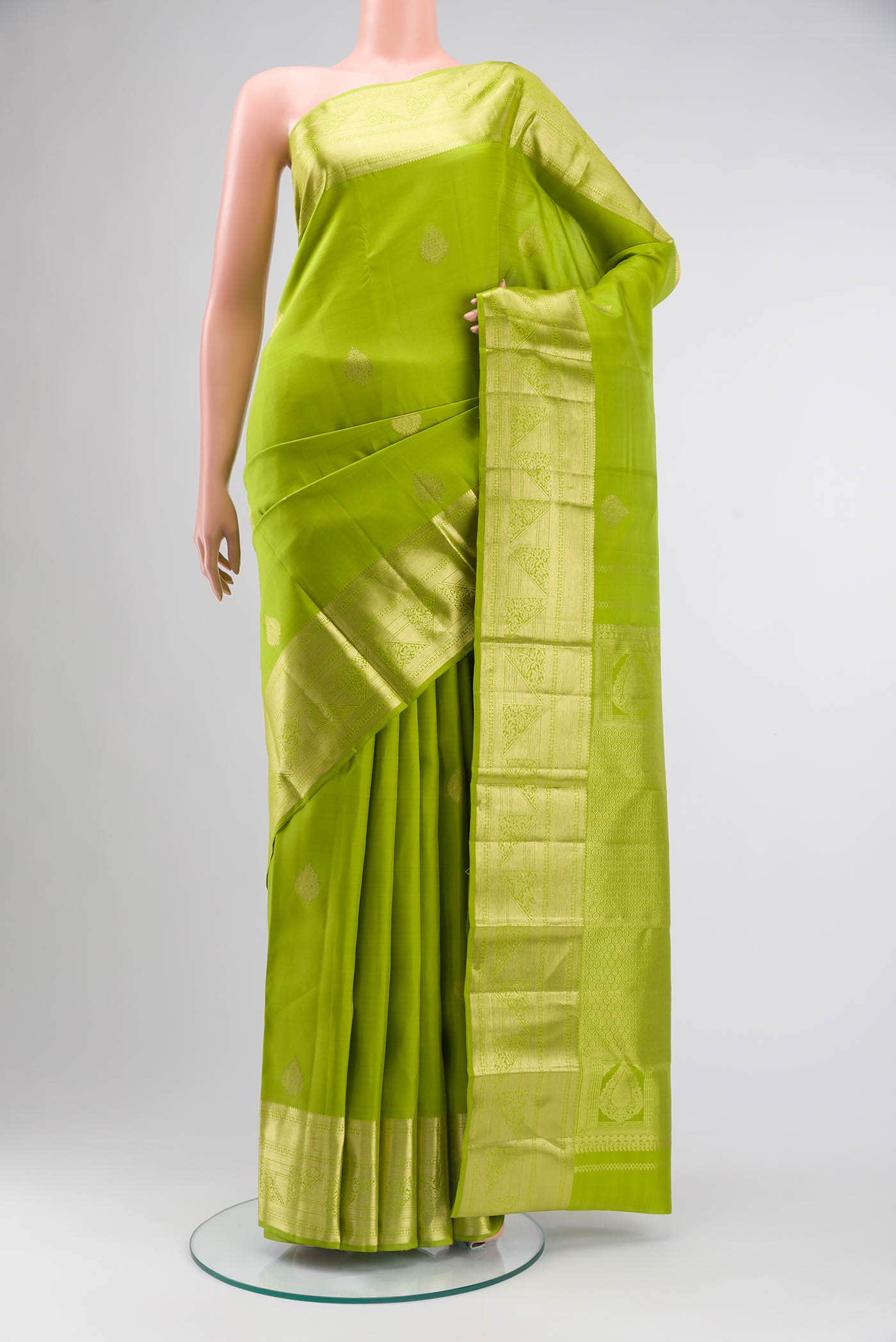 Green Kanchipuram Silk Saree