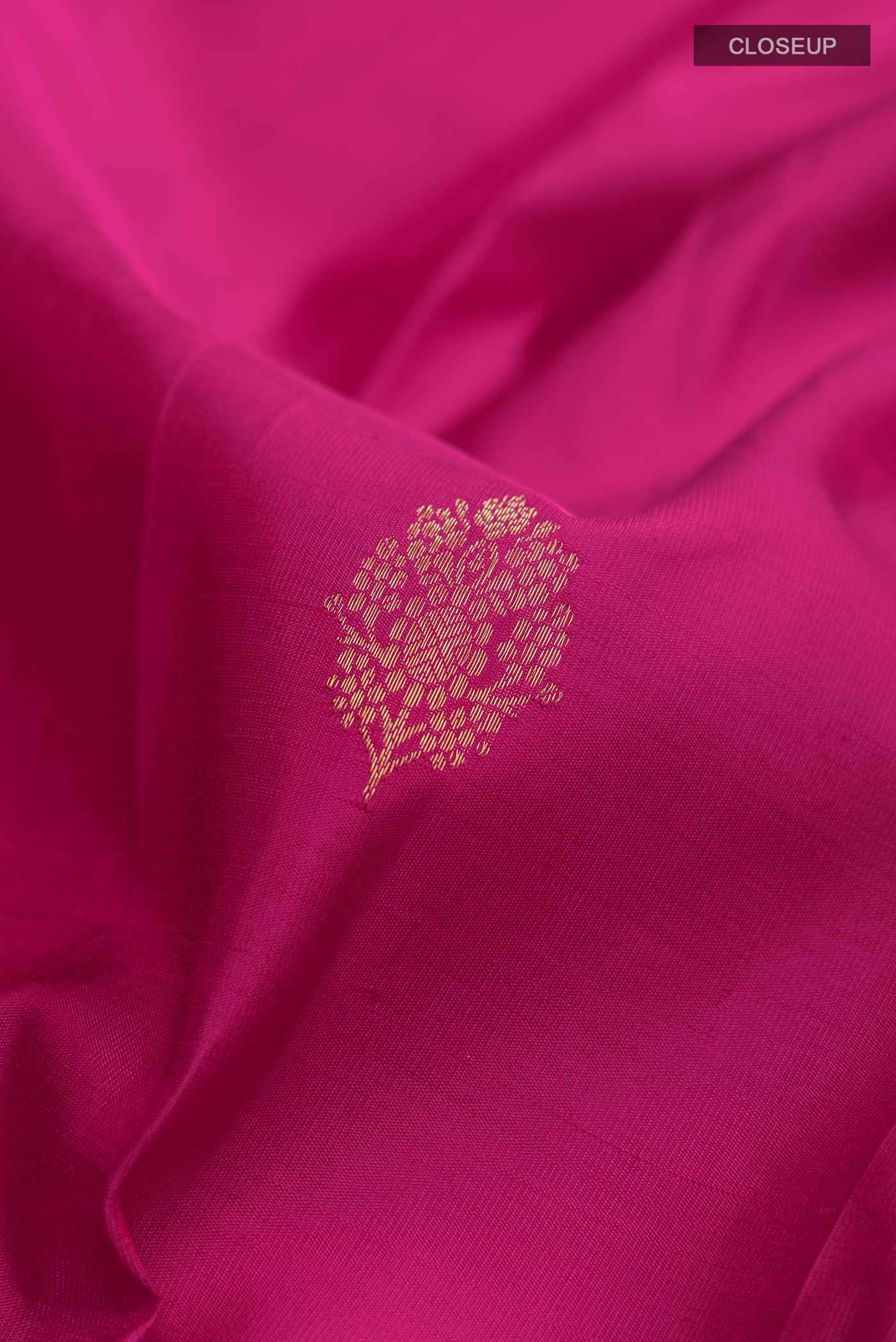 Pink Kanchipuram Silk Saree