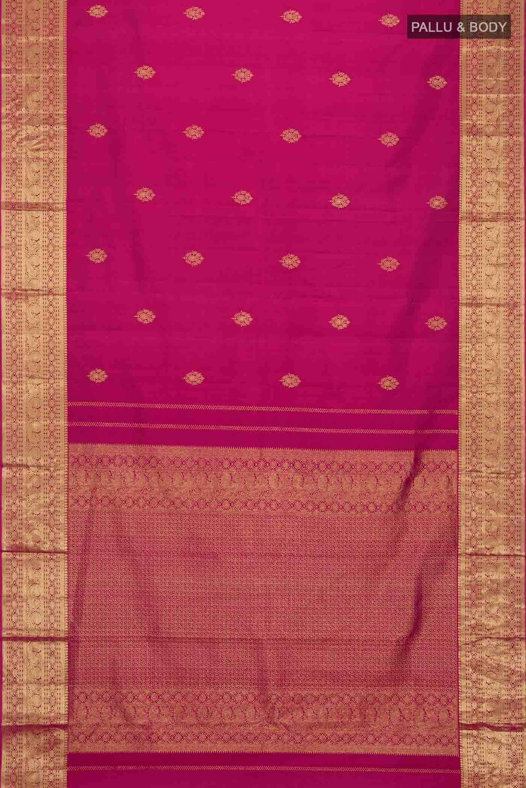 Pink Kanchipuram Silk Saree