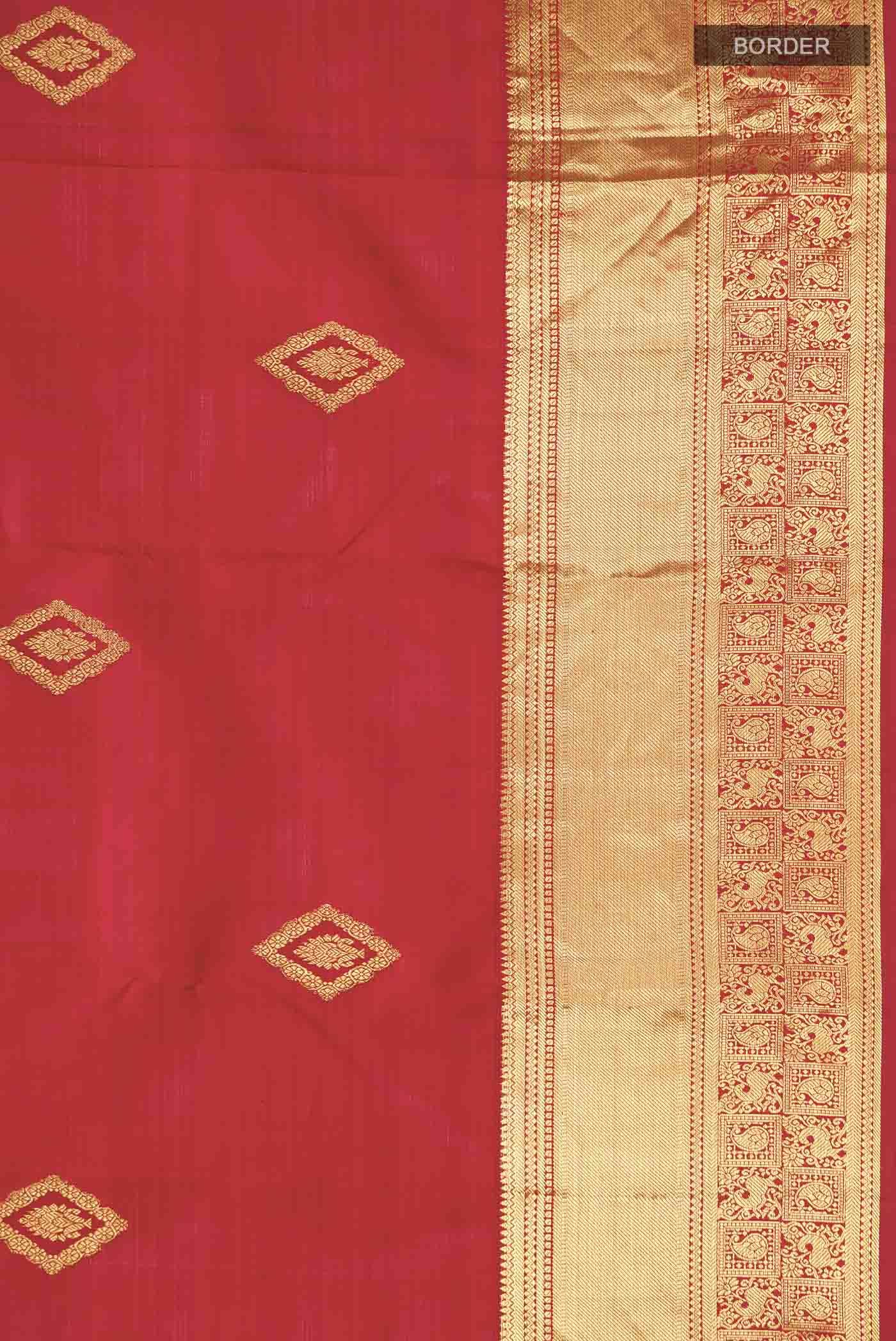 Red Kanchipuram Silk Saree