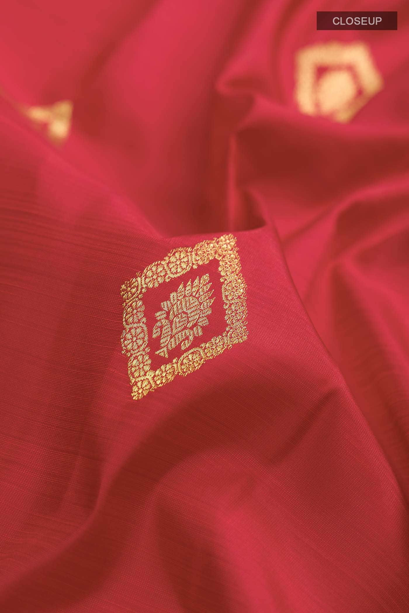 Red Kanchipuram Silk Saree