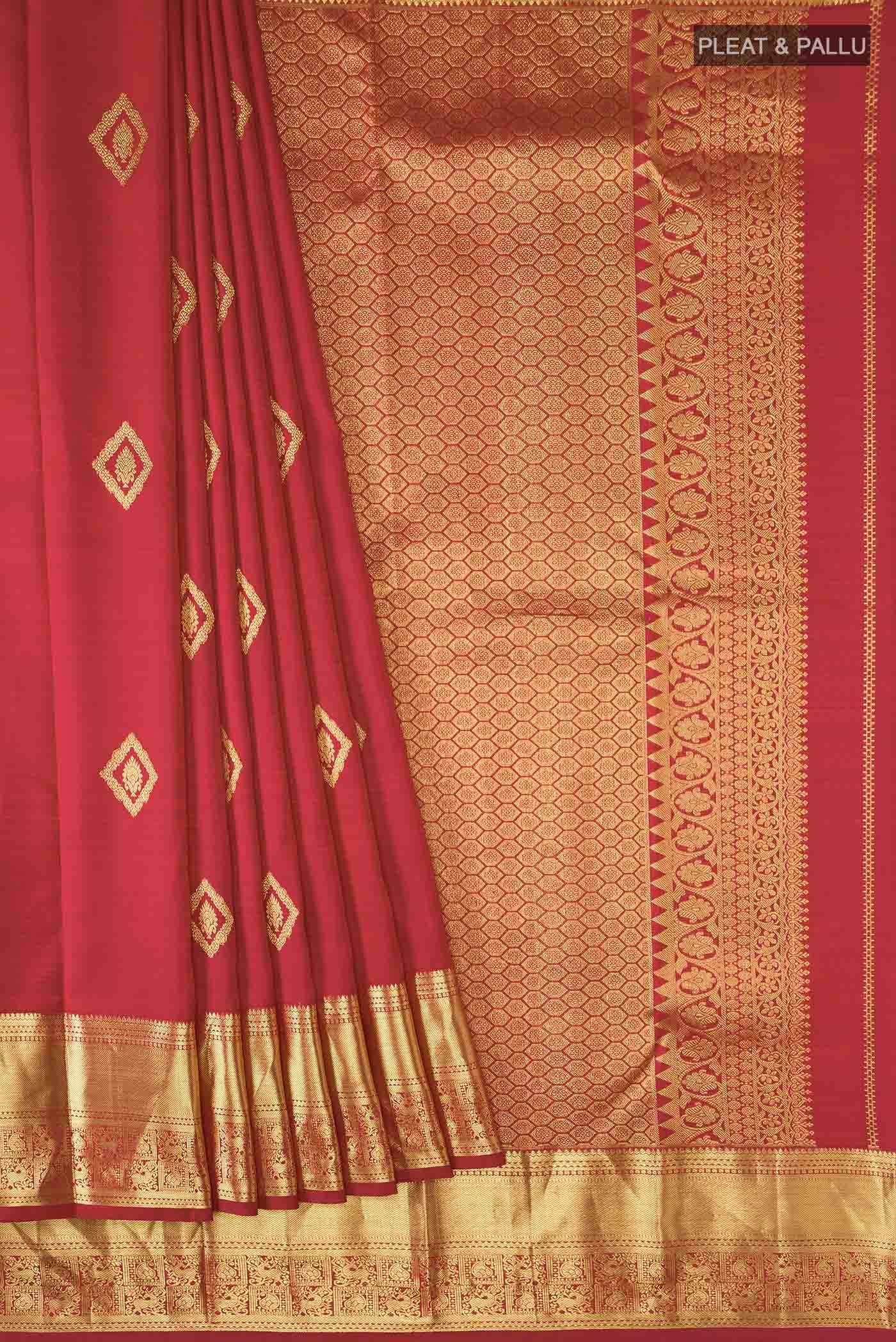 Red Kanchipuram Silk Saree