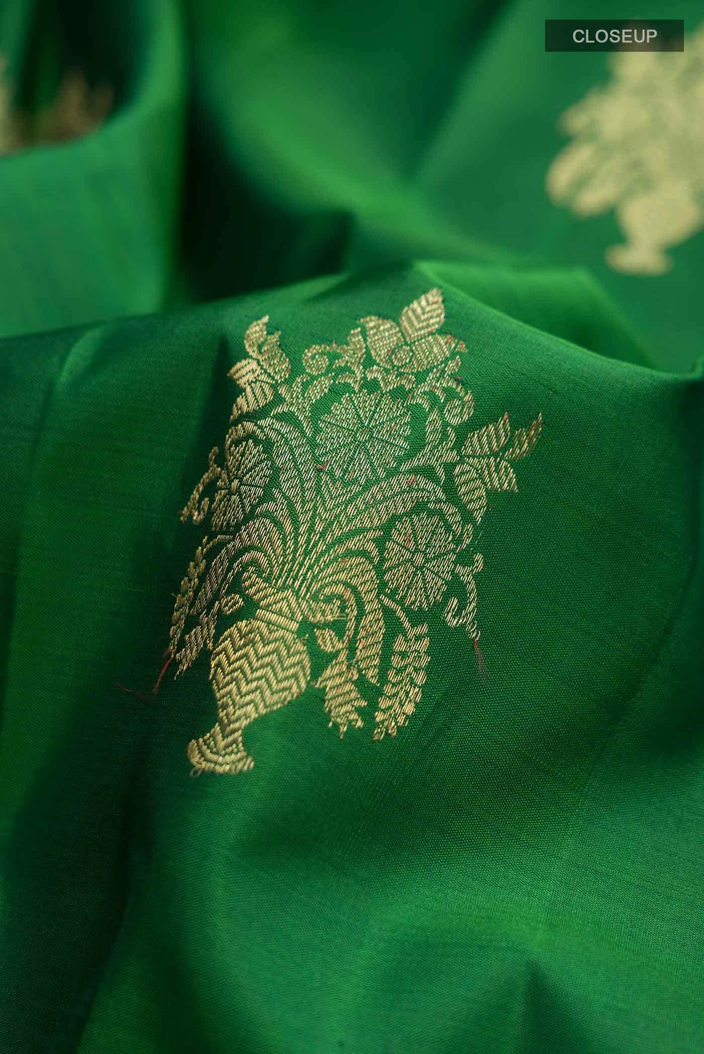 Green Kanchipuram Silk Saree