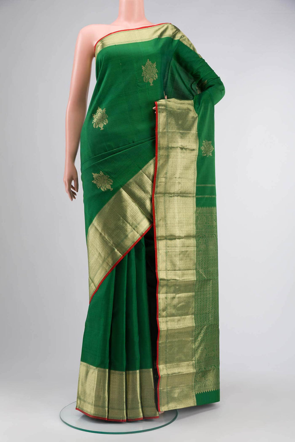 Green Kanchipuram Silk Saree