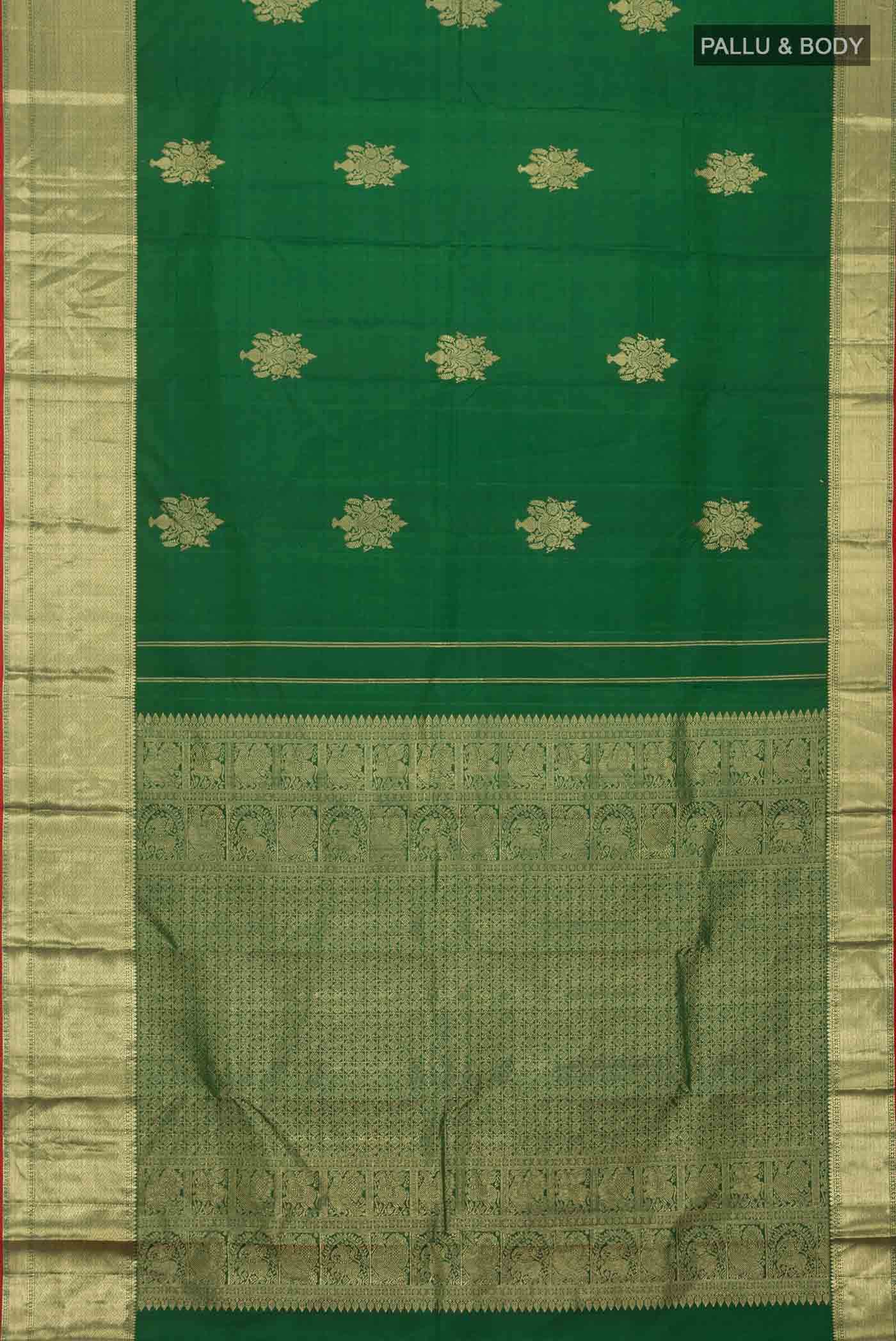 Green Kanchipuram Silk Saree
