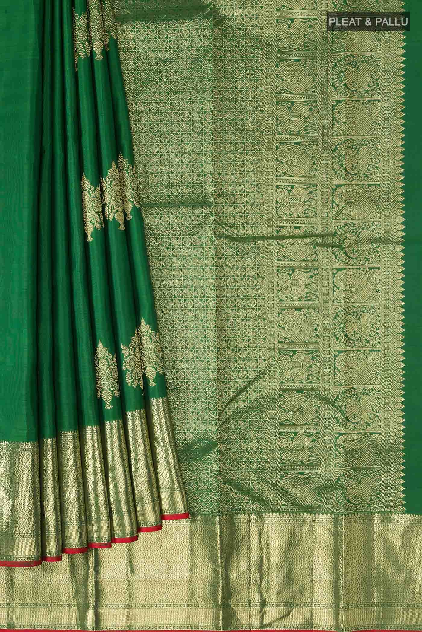 Green Kanchipuram Silk Saree