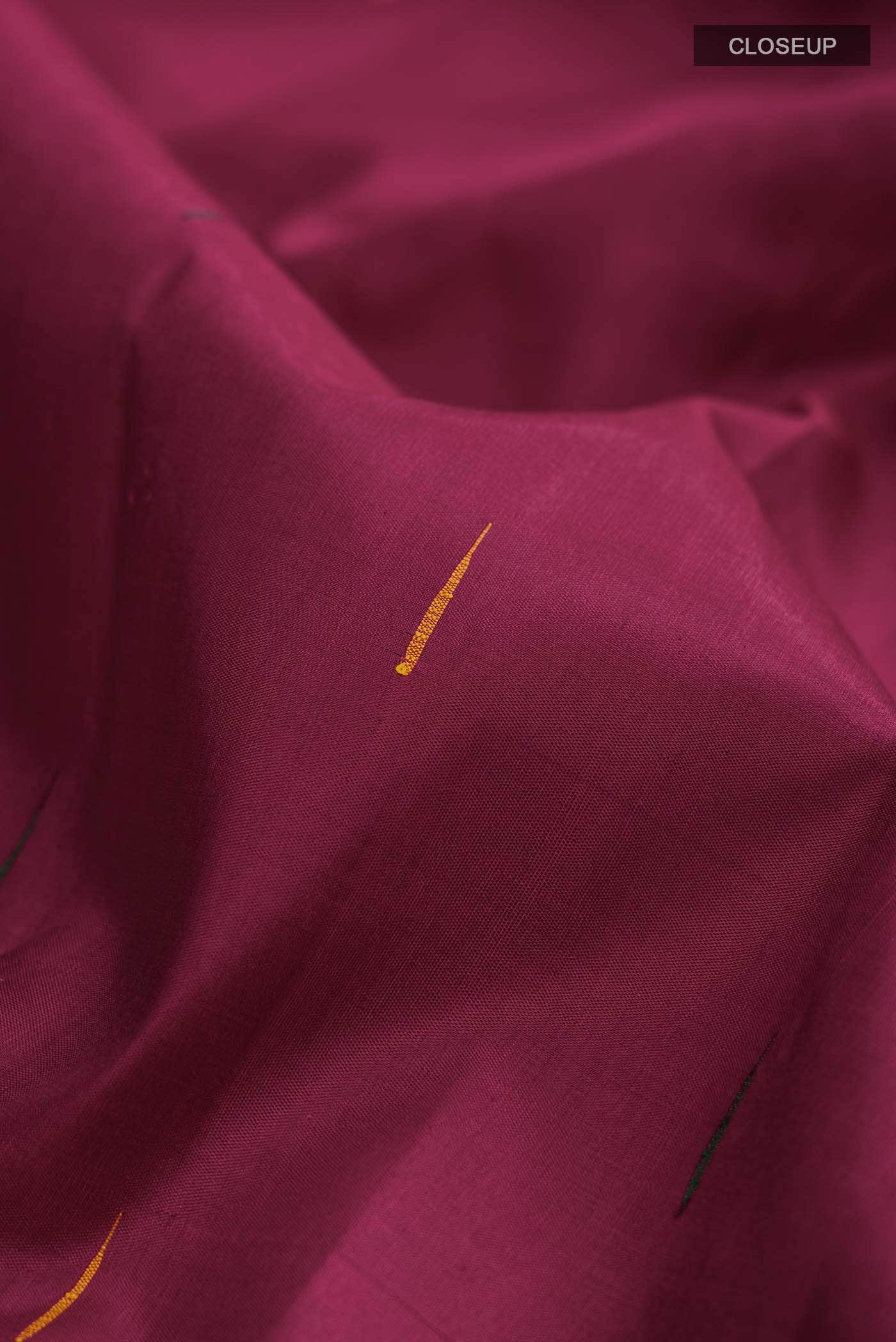 Maroon Kanchipuram Silk Saree