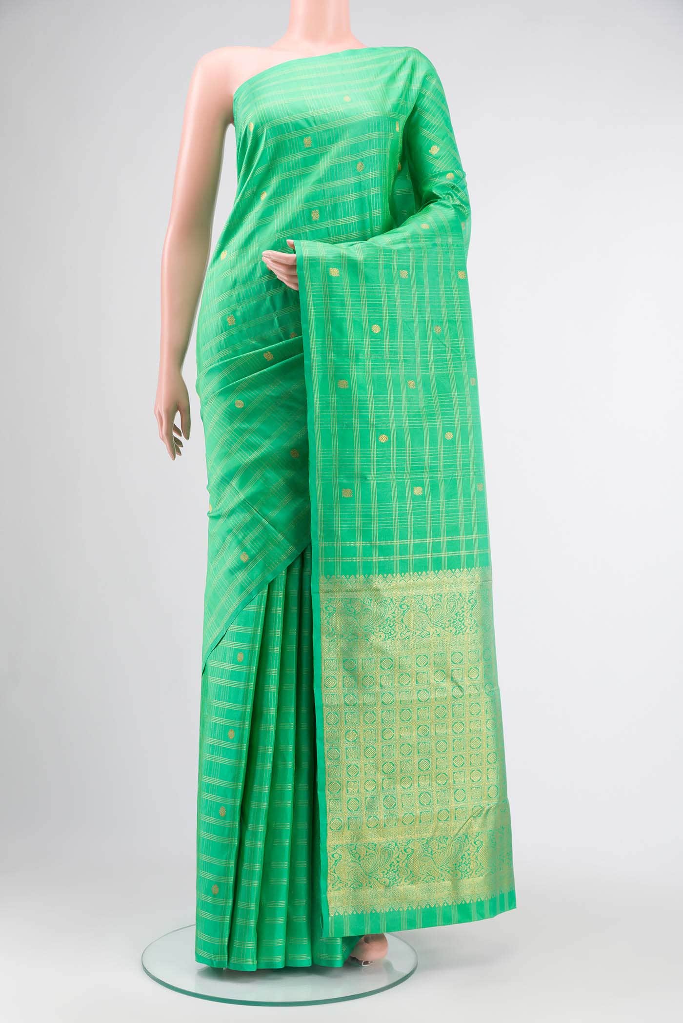 Green Kanchipuram Silk Saree