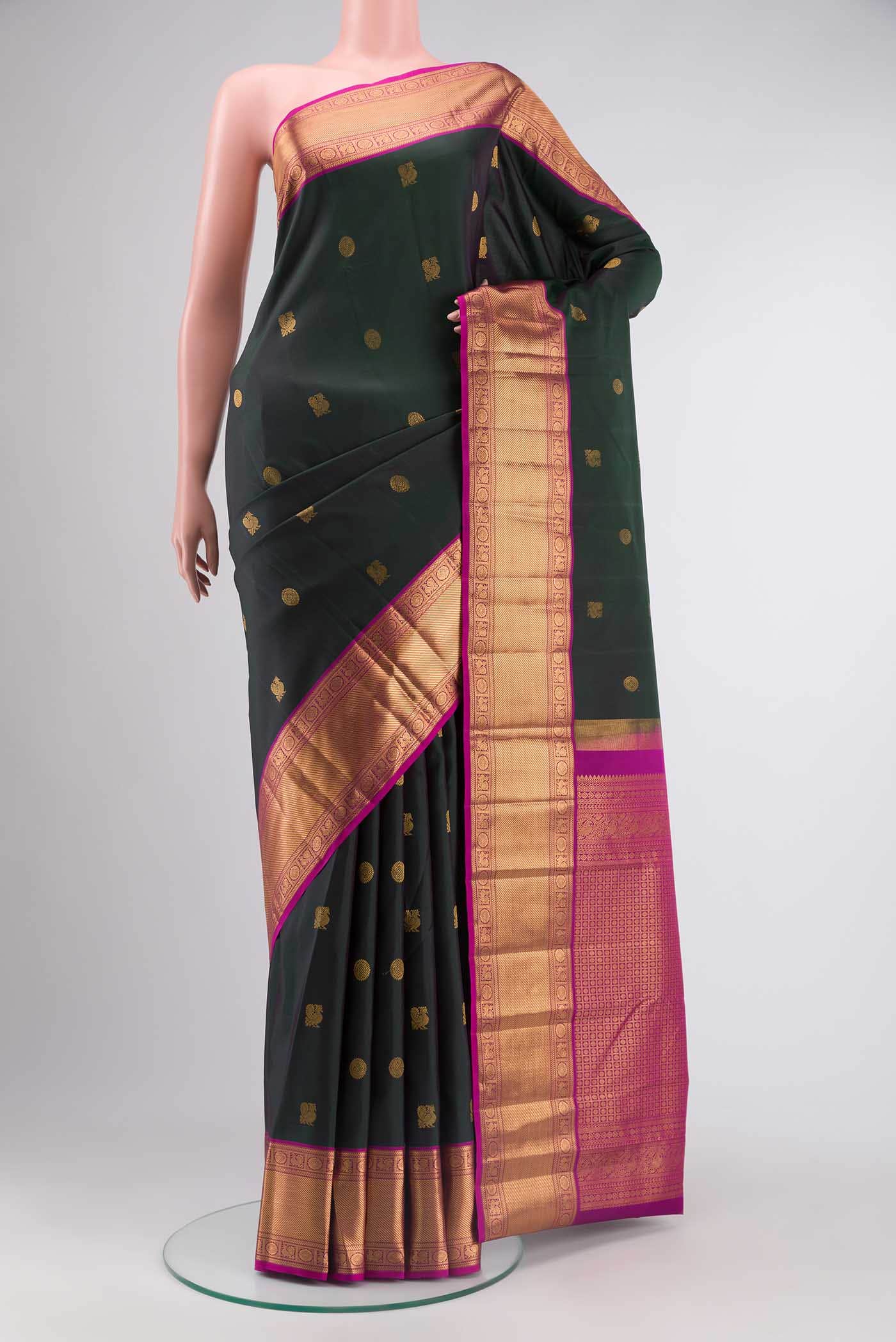 Green Kanchipuram Silk Saree