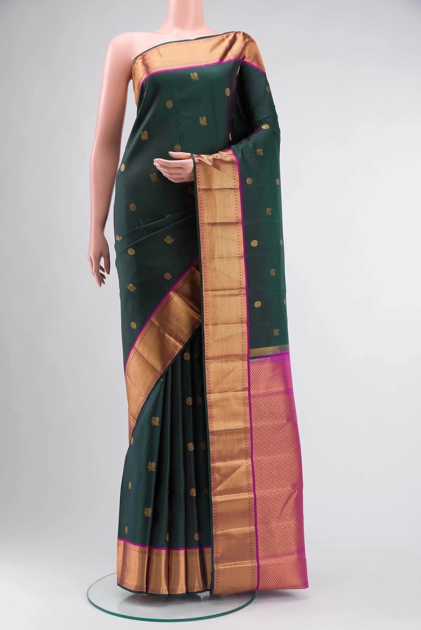 Green Kanchipuram Silk Saree
