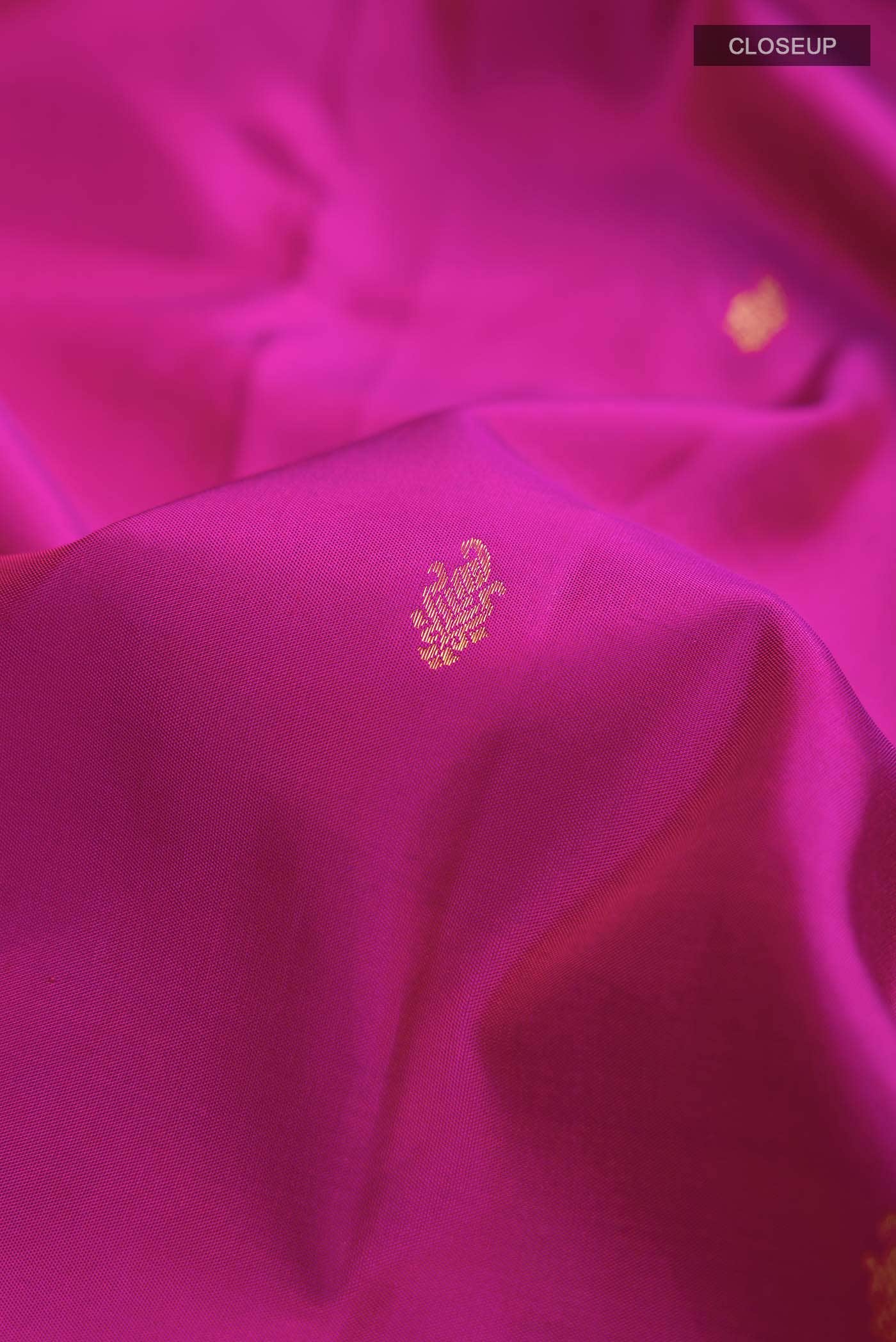 Magenta Kanchipuram Silk Saree