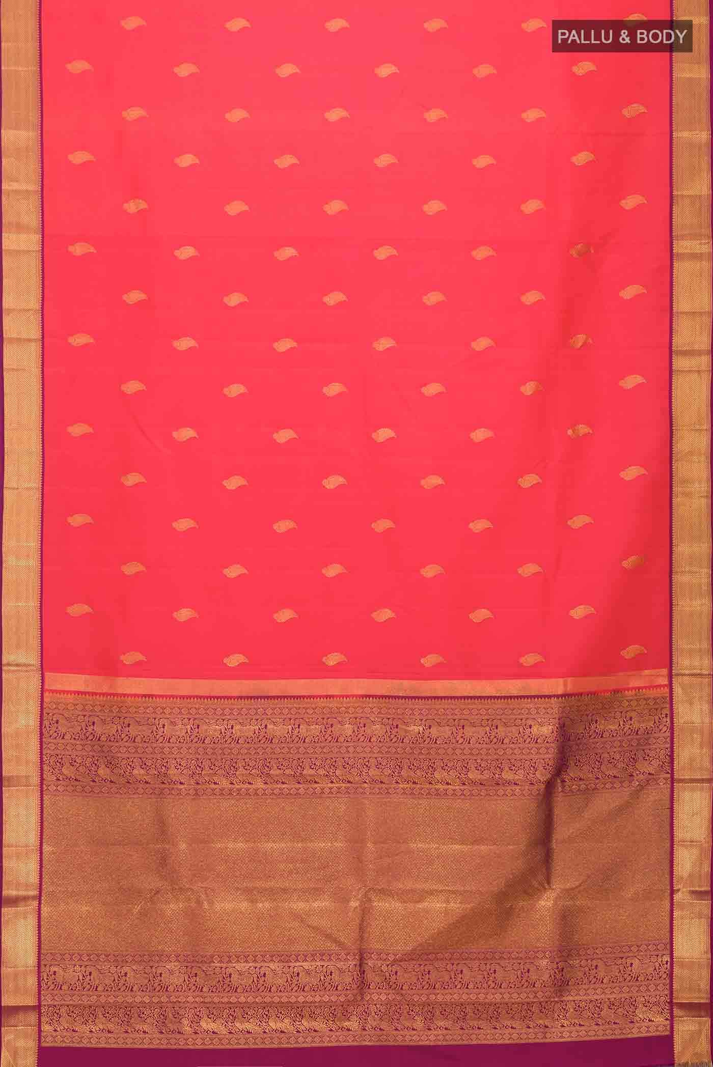 Red Kanchipuram Silk Saree