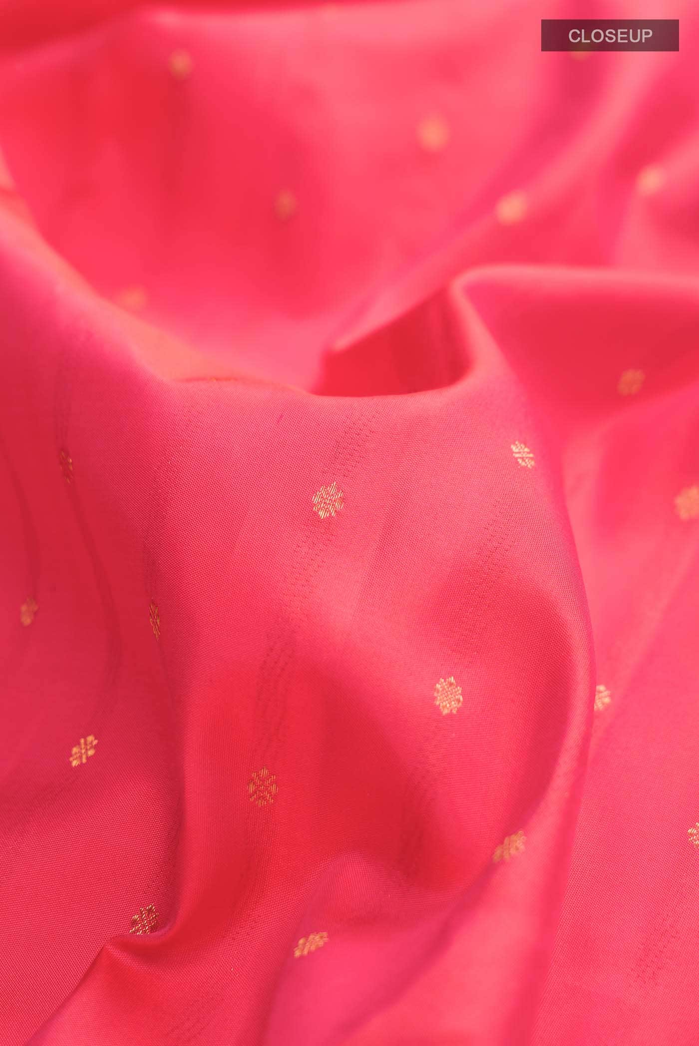 Pink Kanchipuram Silk Saree