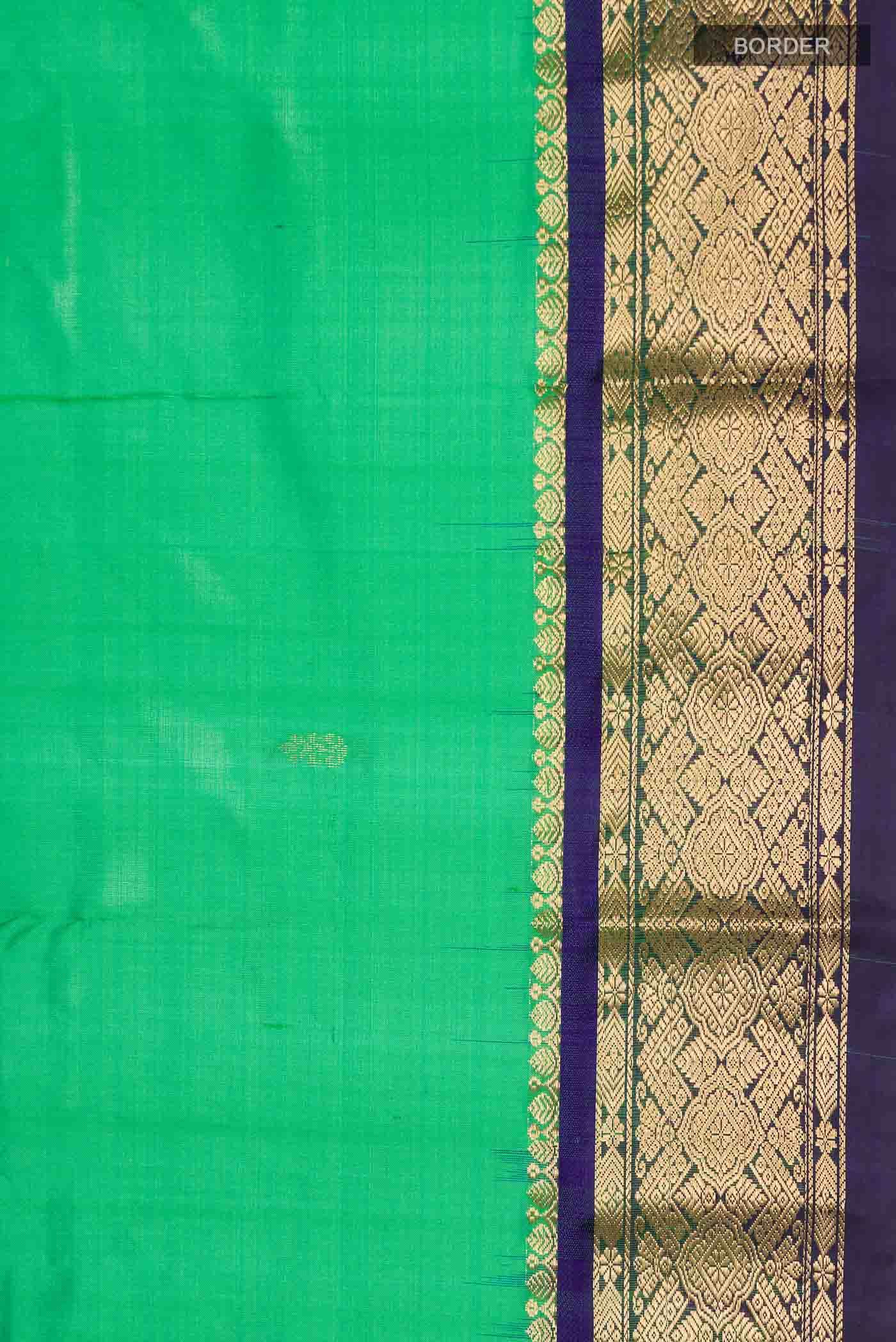 Green Bangalore Silk Saree