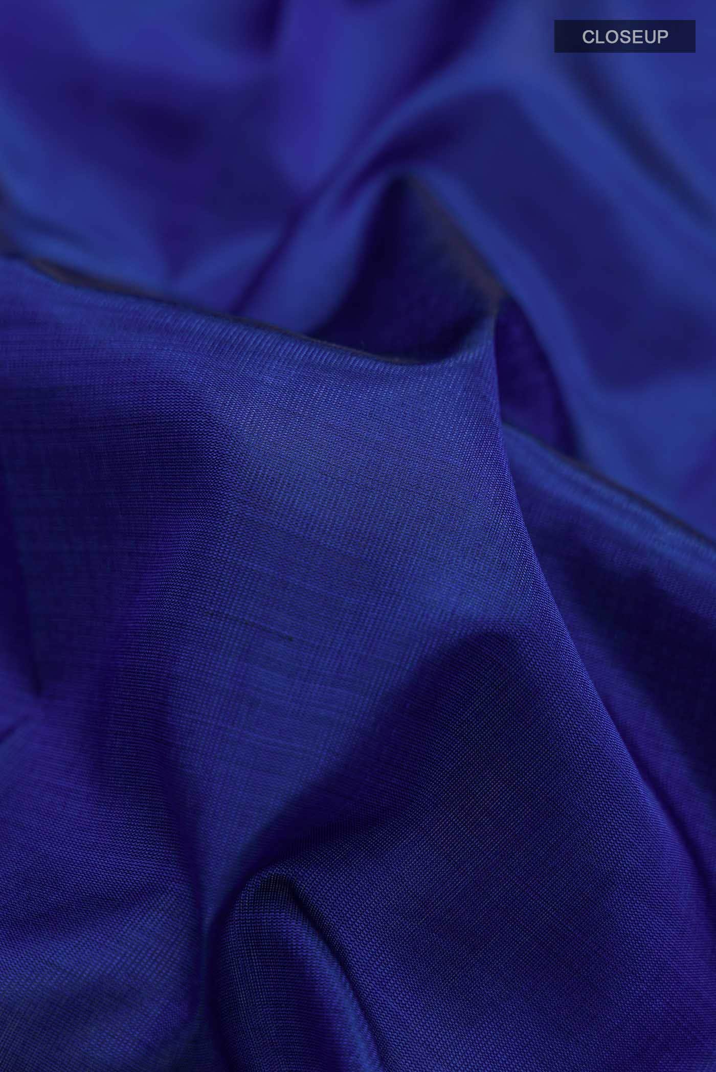Blue Kanchipuram Silk Saree