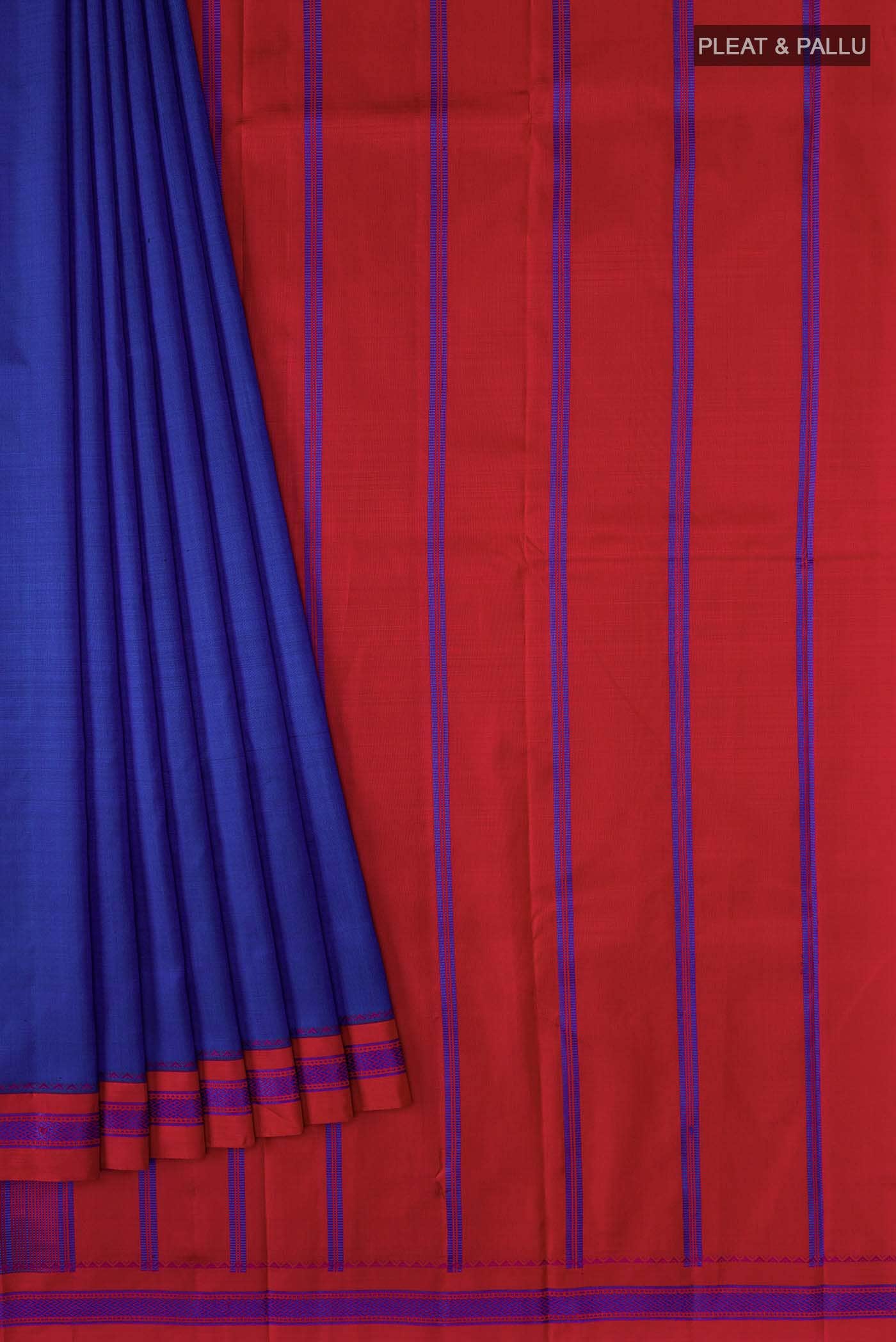 Blue Kanchipuram Silk Saree