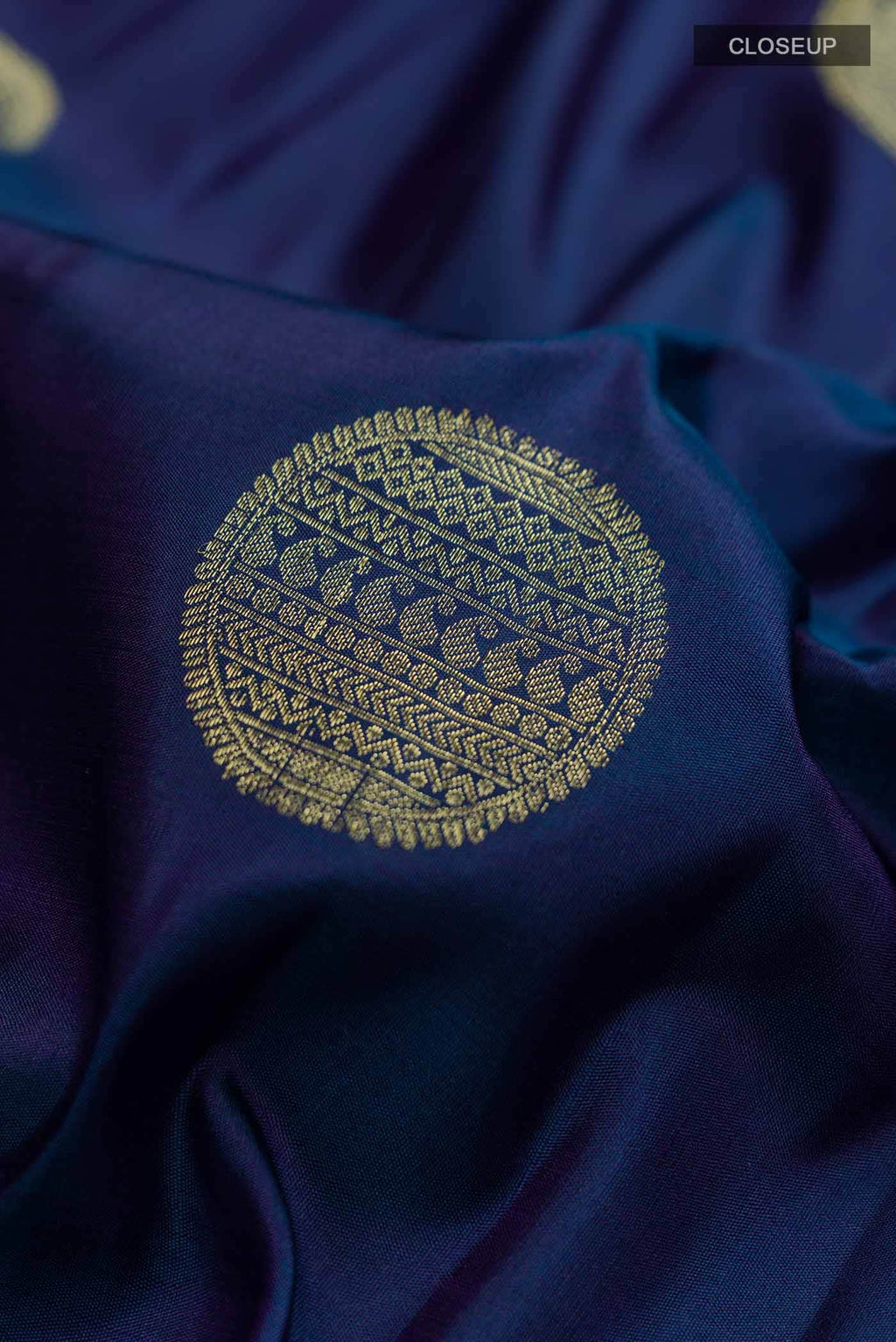 Blue Kanchipuram Silk Saree