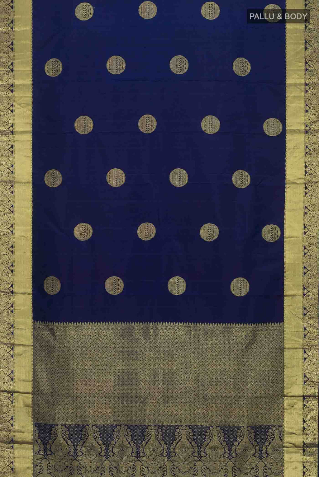Blue Kanchipuram Silk Saree