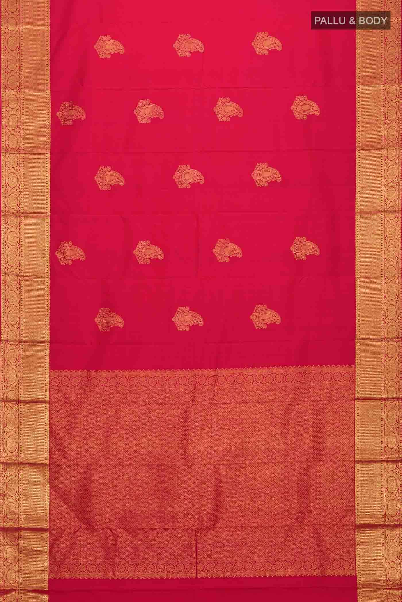 Red Kanchipuram Silk Saree