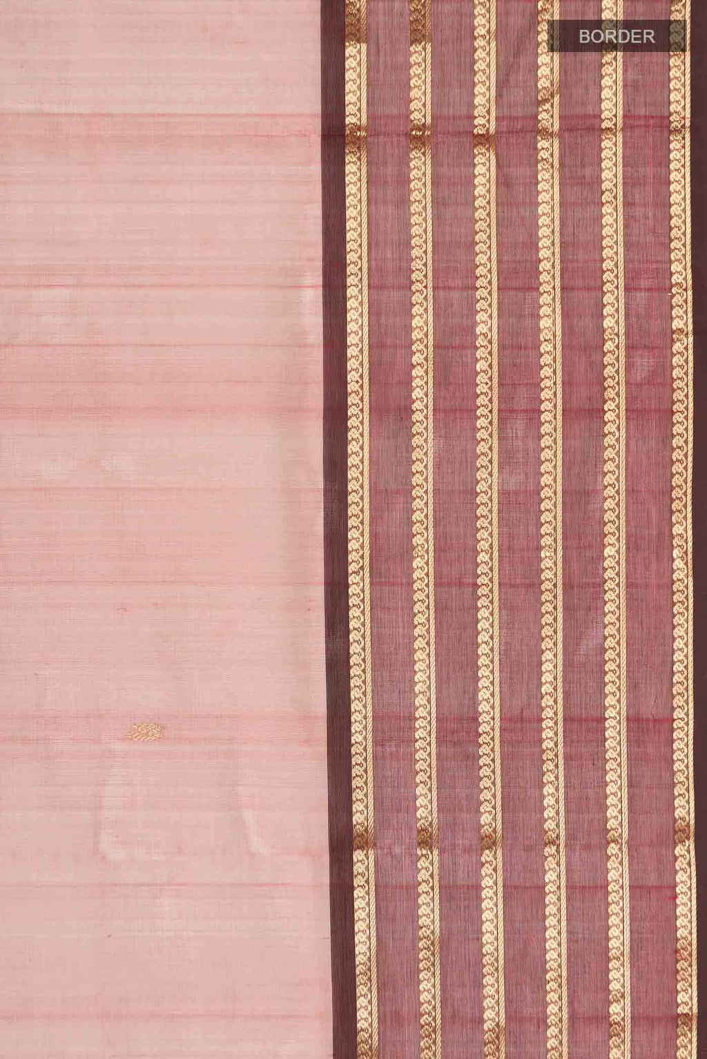 Brown Silk Cotton Saree