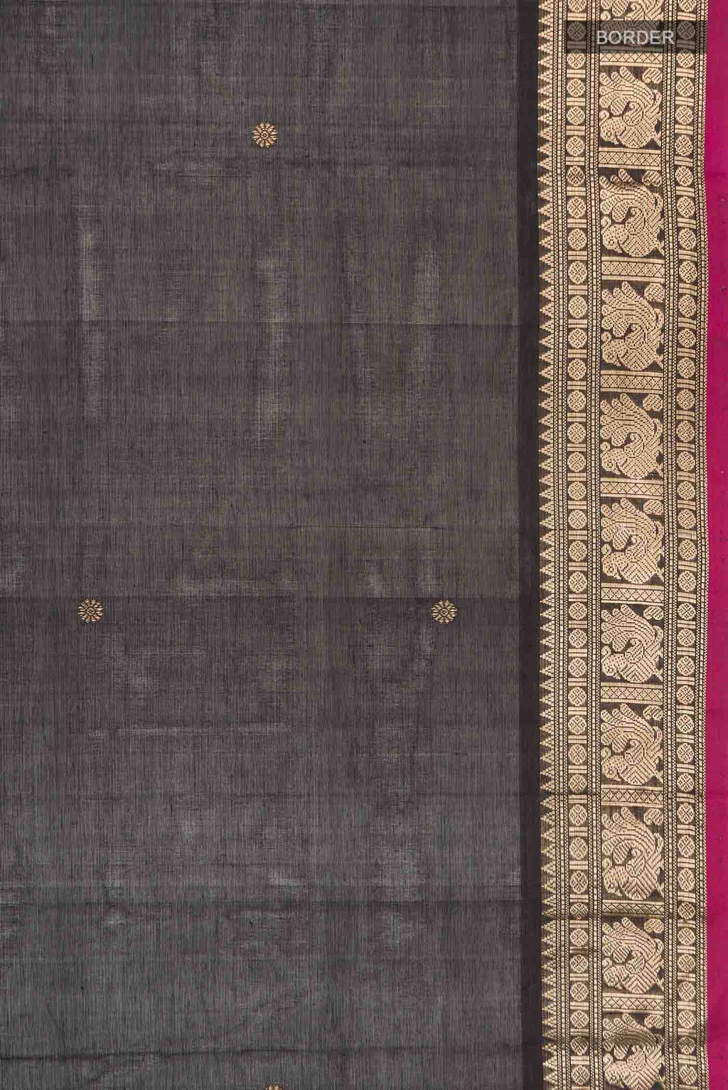Black Silk Cotton Saree