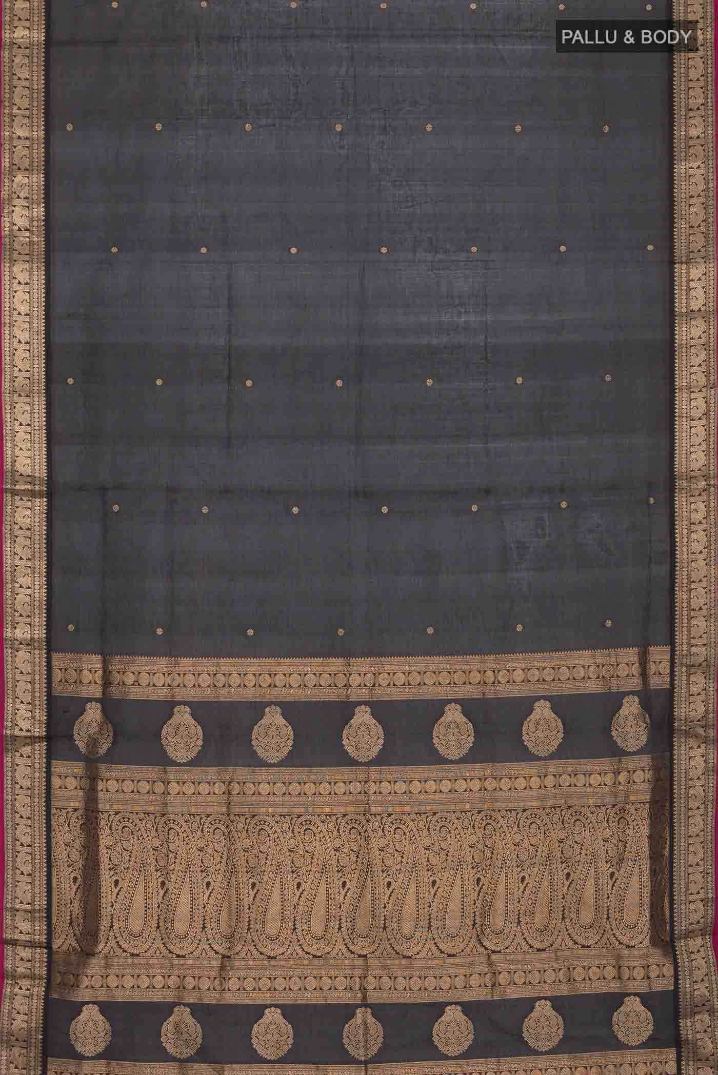 Black Silk Cotton Saree