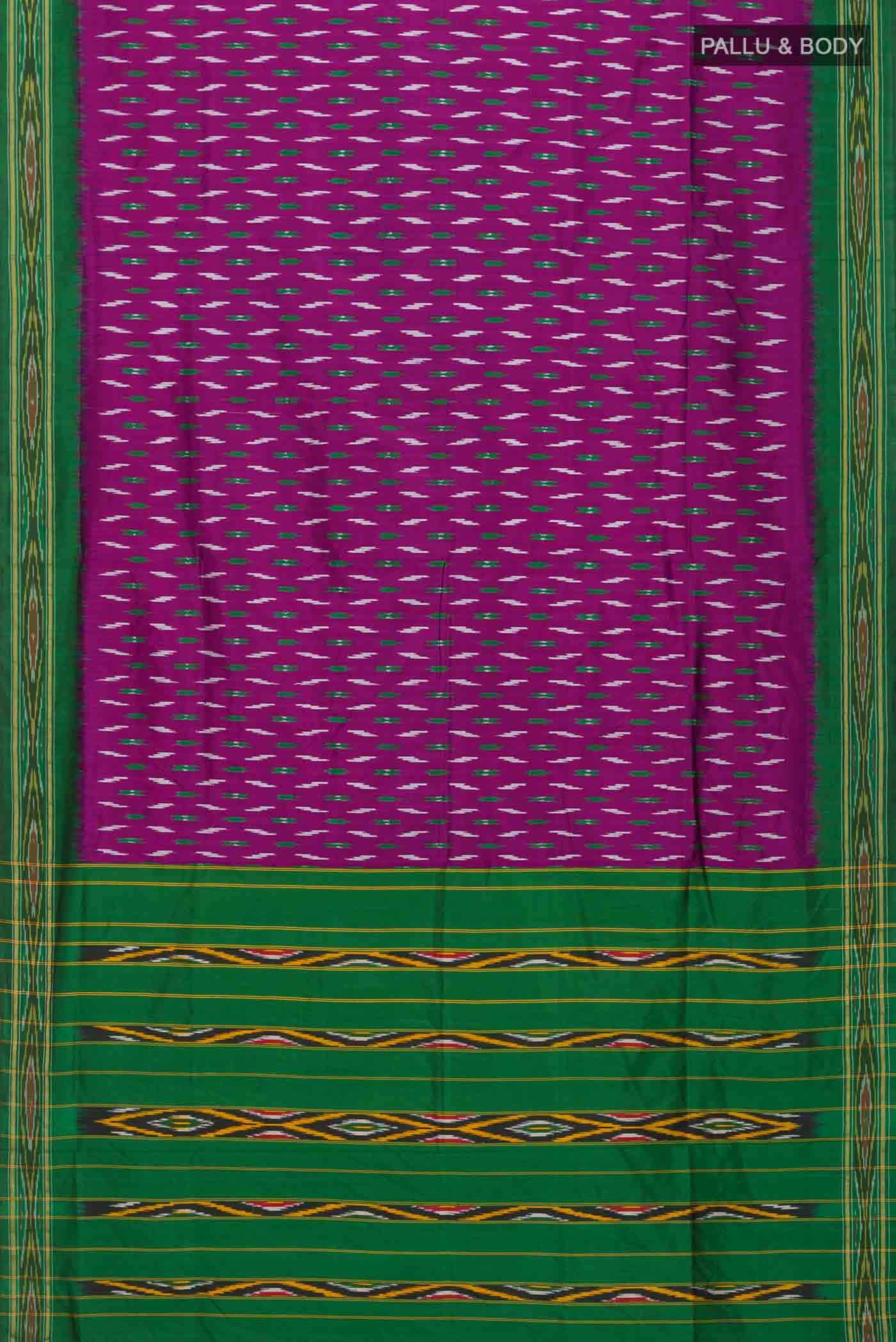 Purple Pochampally Silk Saree
