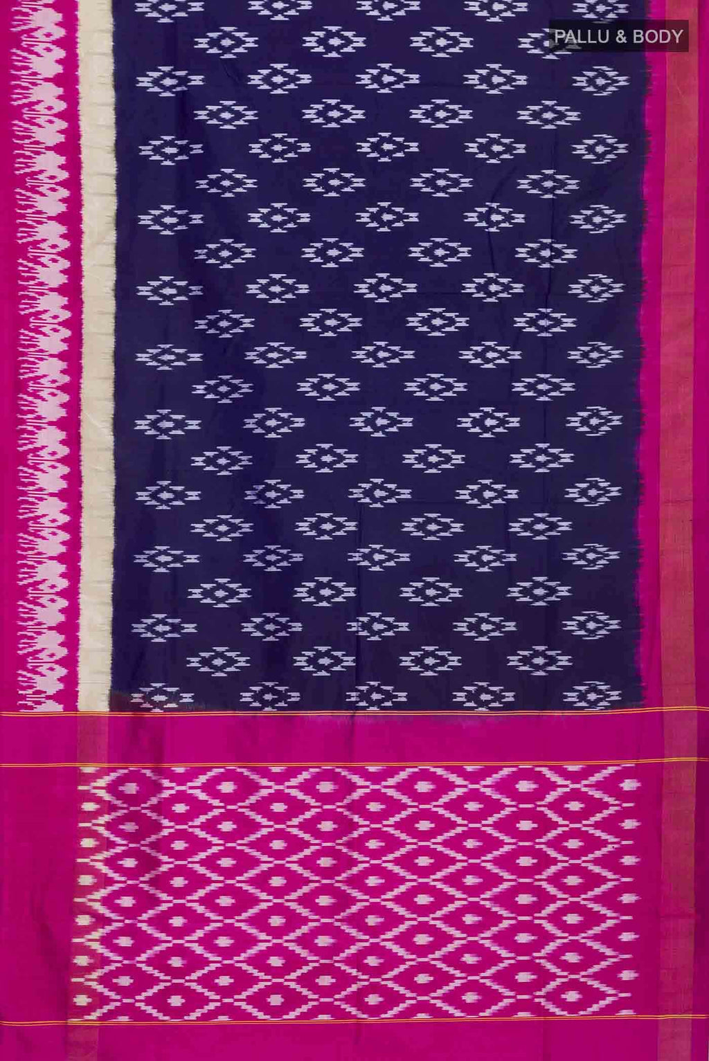 Blue Pochampally Silk Saree