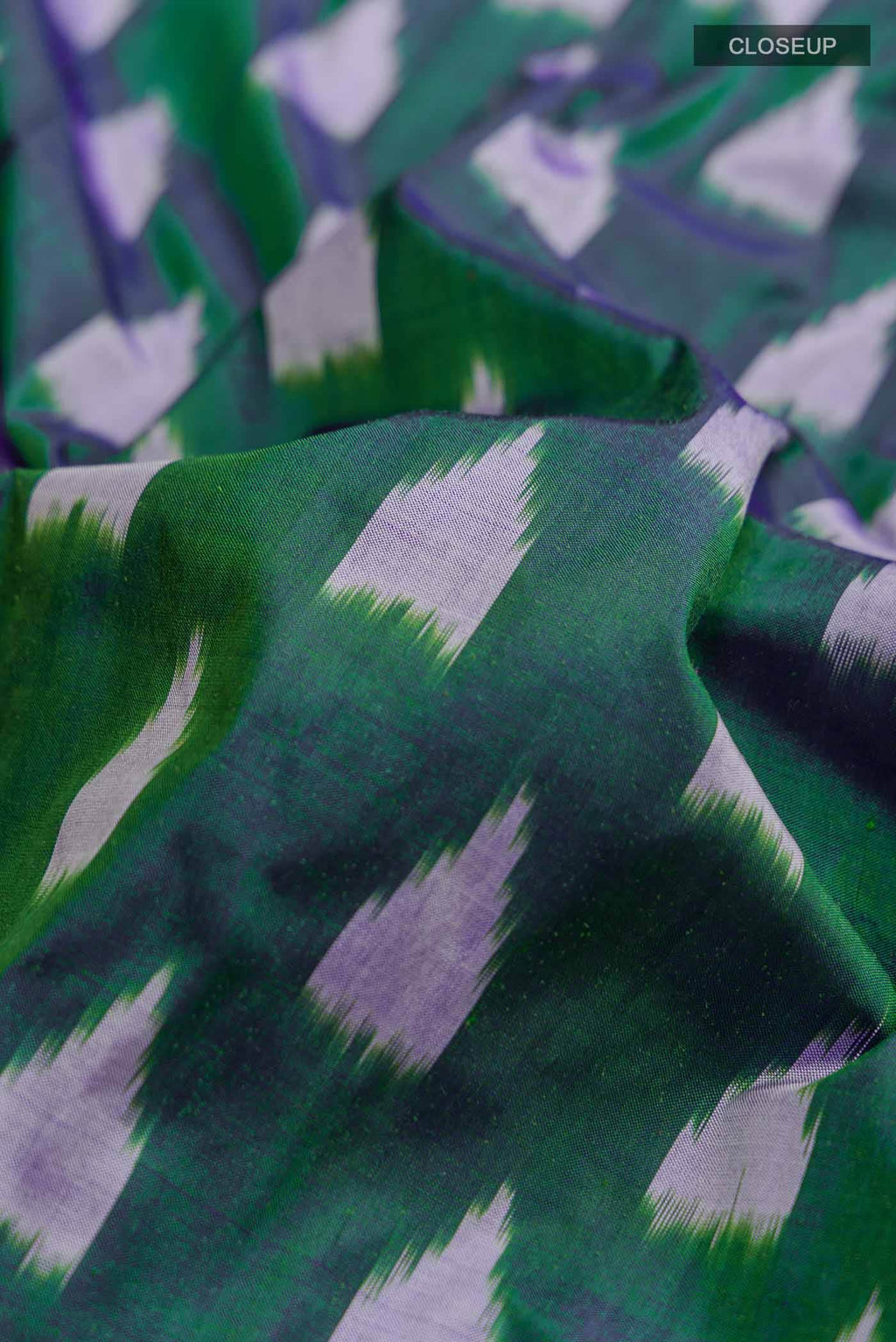 Green Pochampally Silk Saree