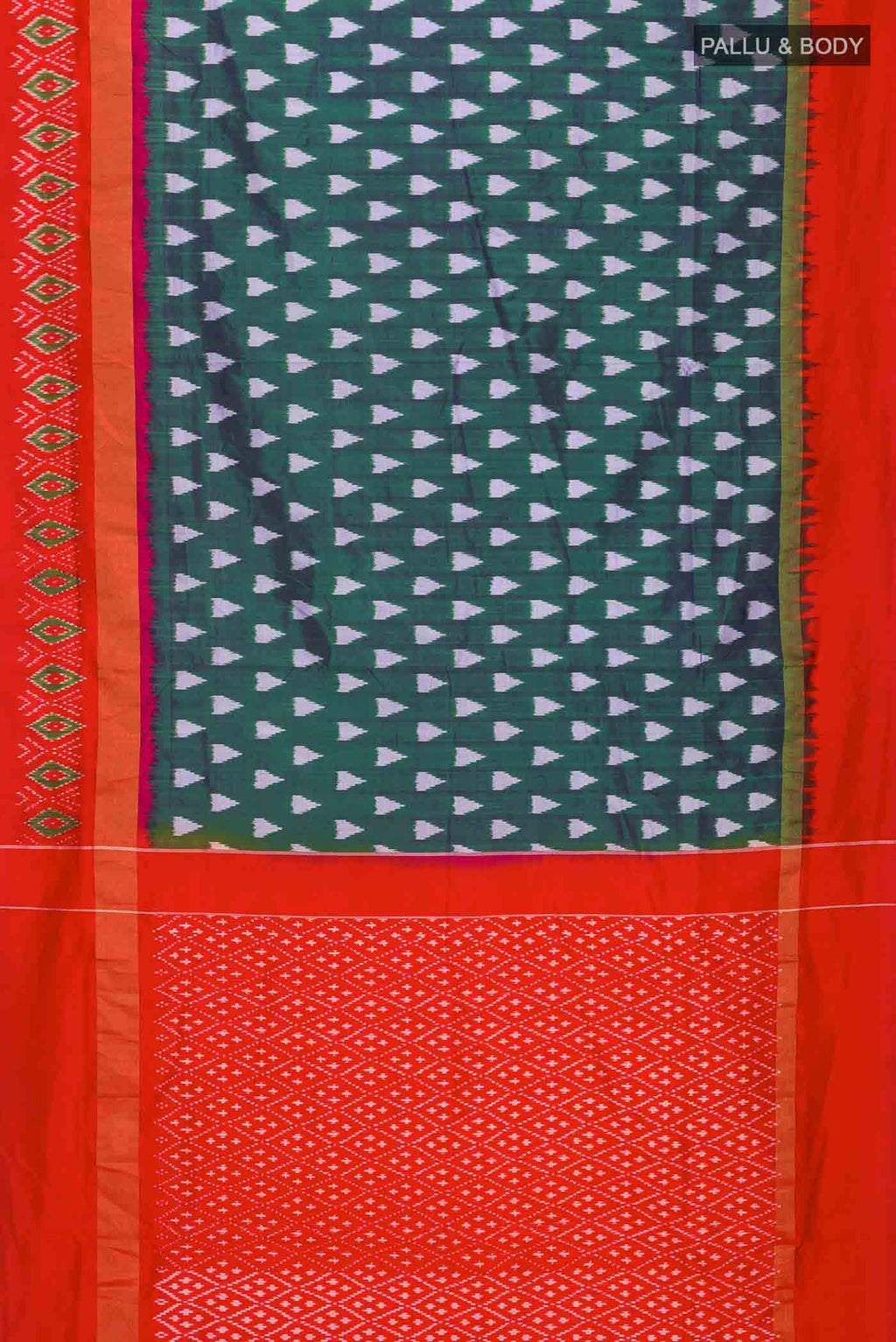 Green Pochampally Silk Saree